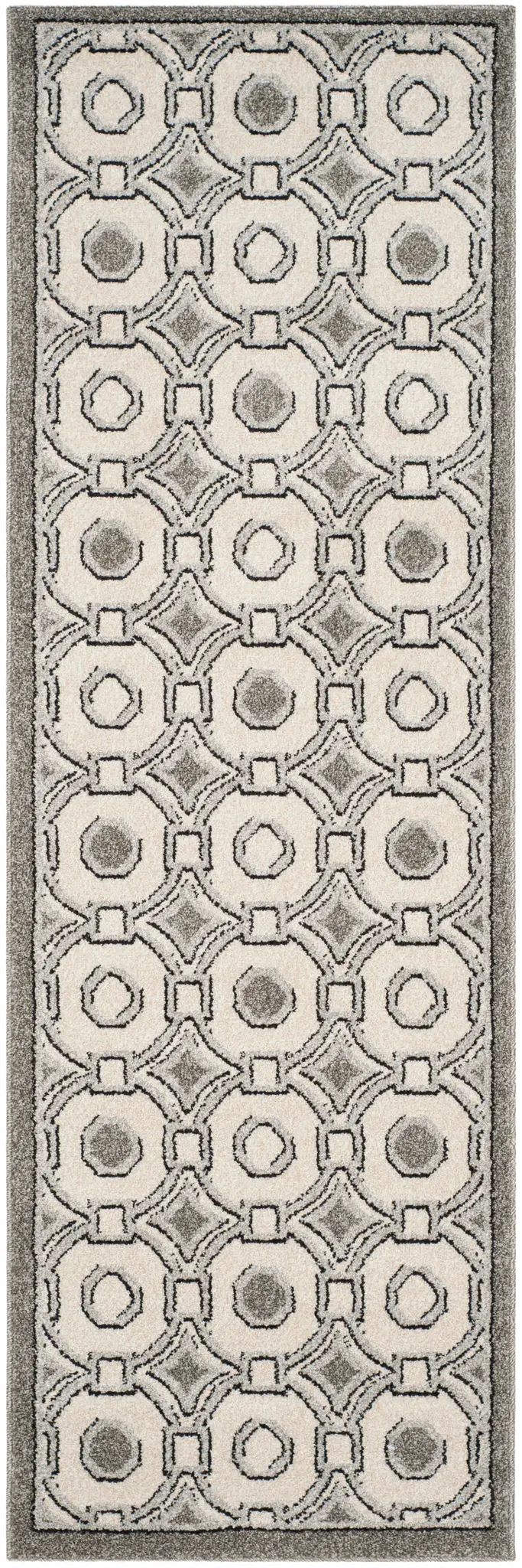 Amherst Geometric Grid Rug