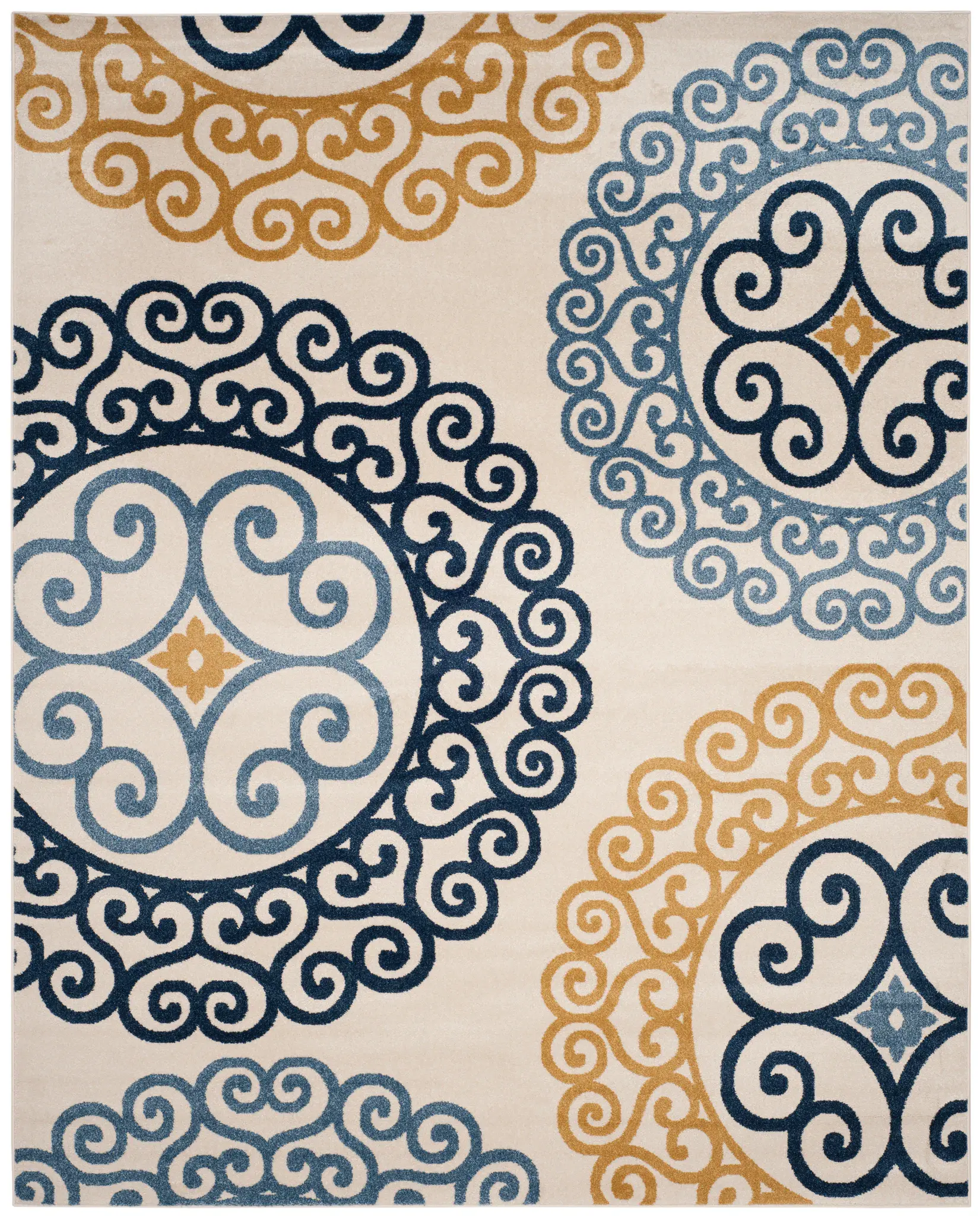 Amherst Scroll Medallion Rug