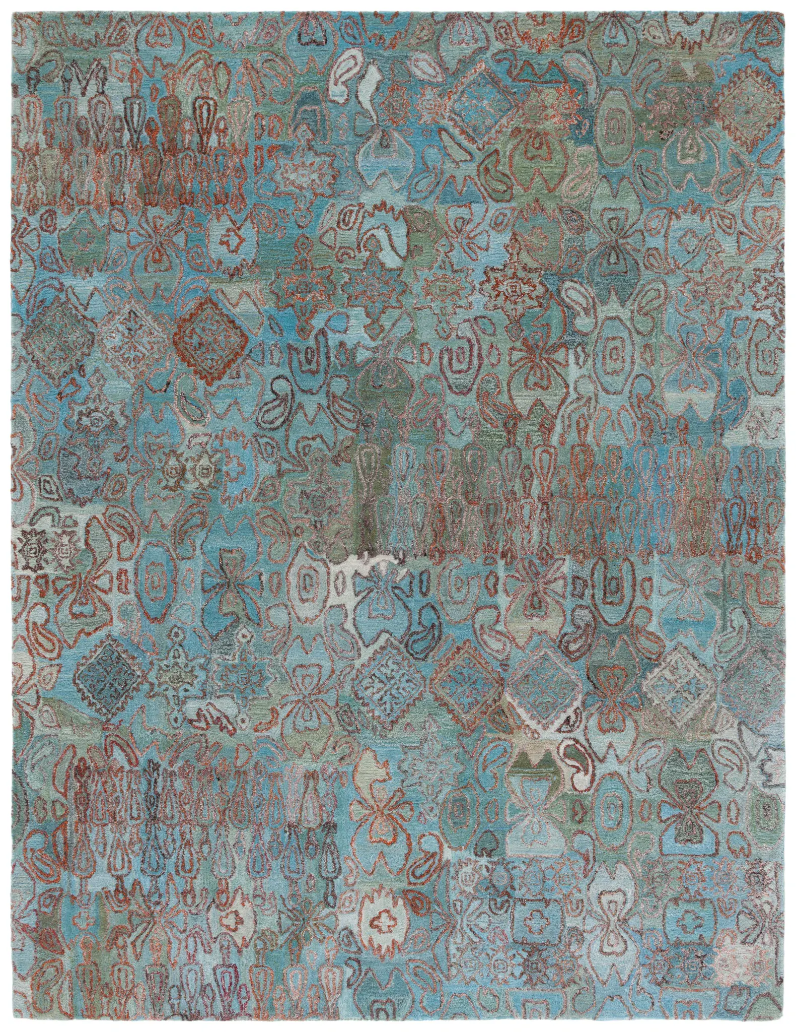Anatolia Patchwork Hand-Tufted Rug