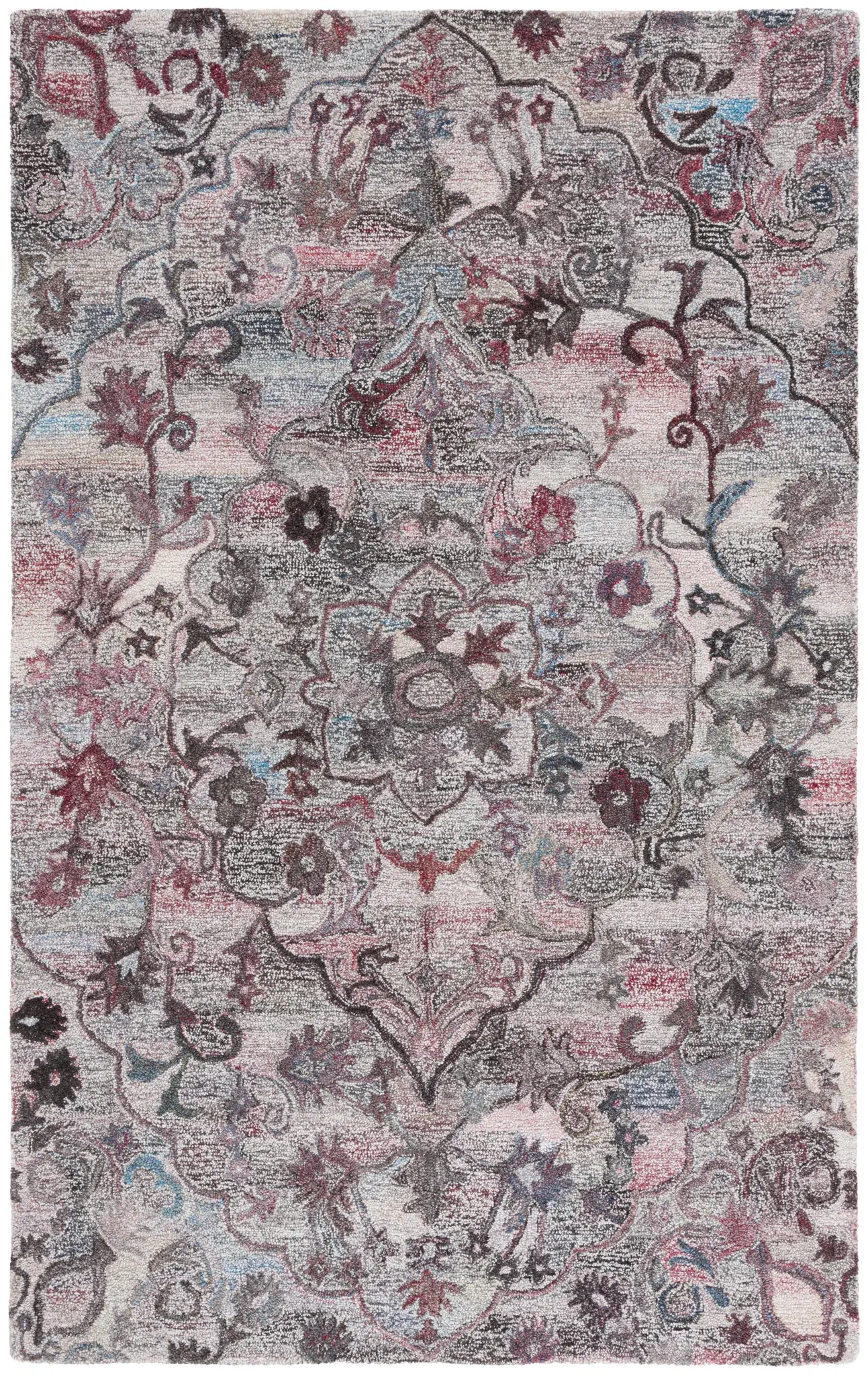 Anatolia Faded Medallion Hand-Tufted Rug