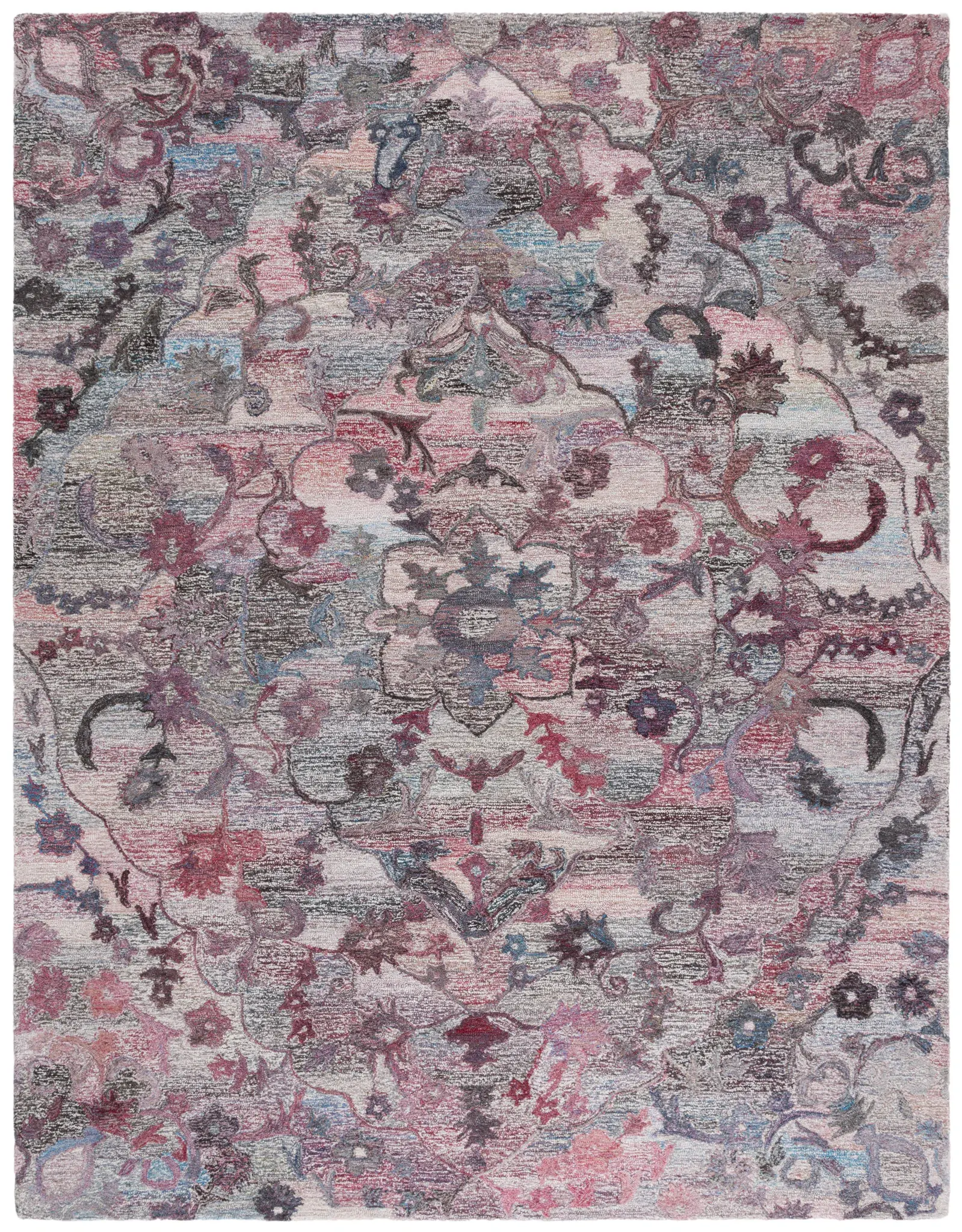 Anatolia Faded Medallion Hand-Tufted Rug