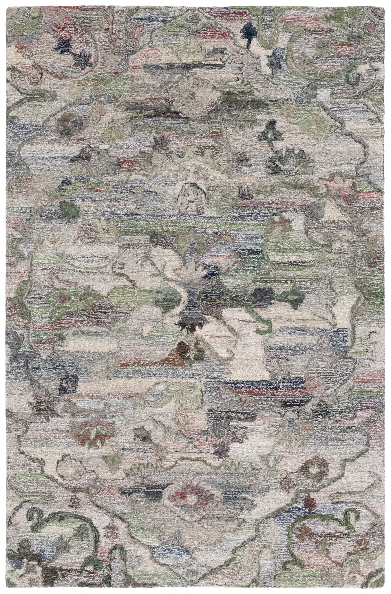 Anatolia Palmette Medallion Hand-Tufted Rug