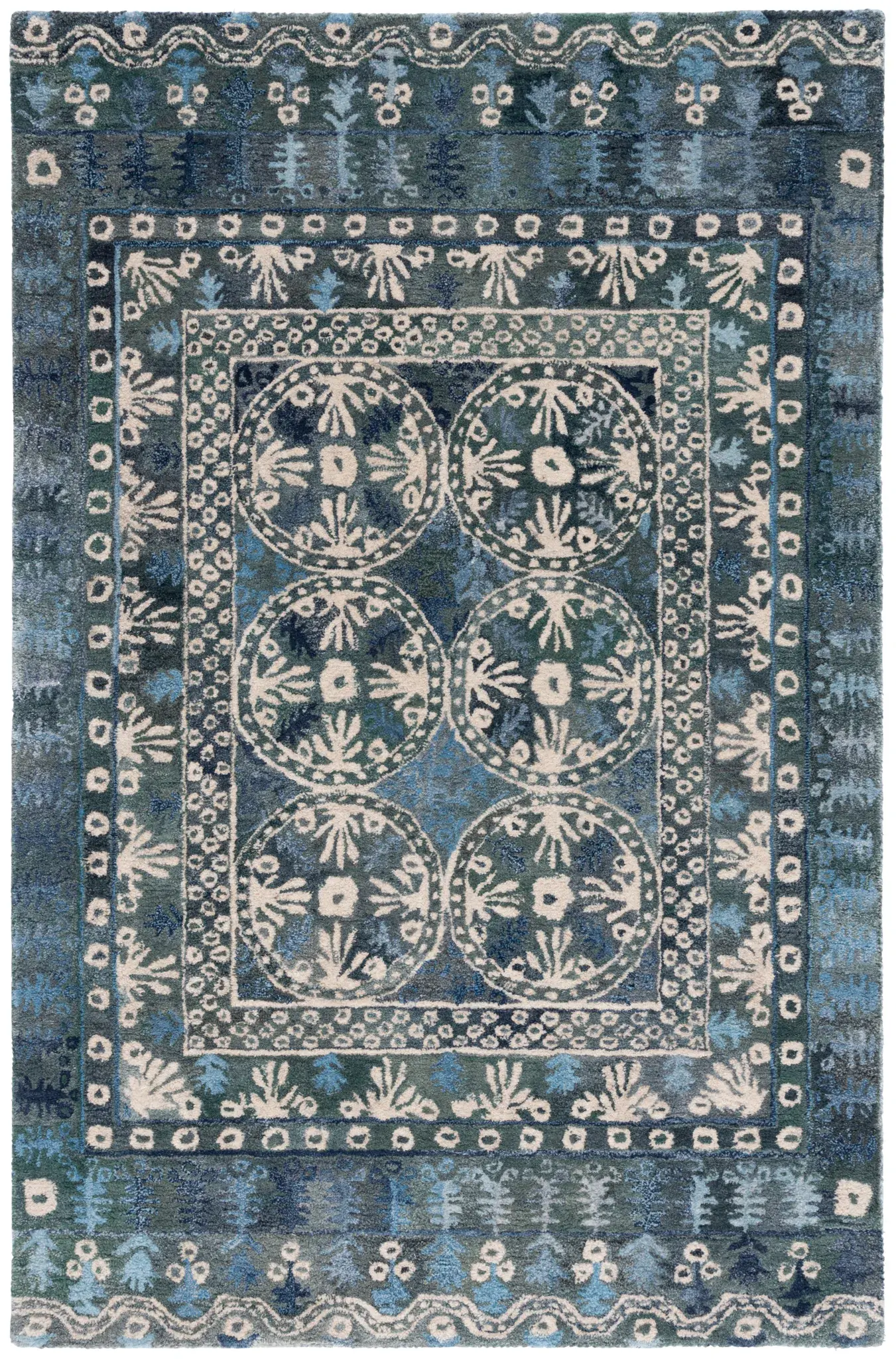 Anatolia Circular Medallion Hand-Tufted Rug