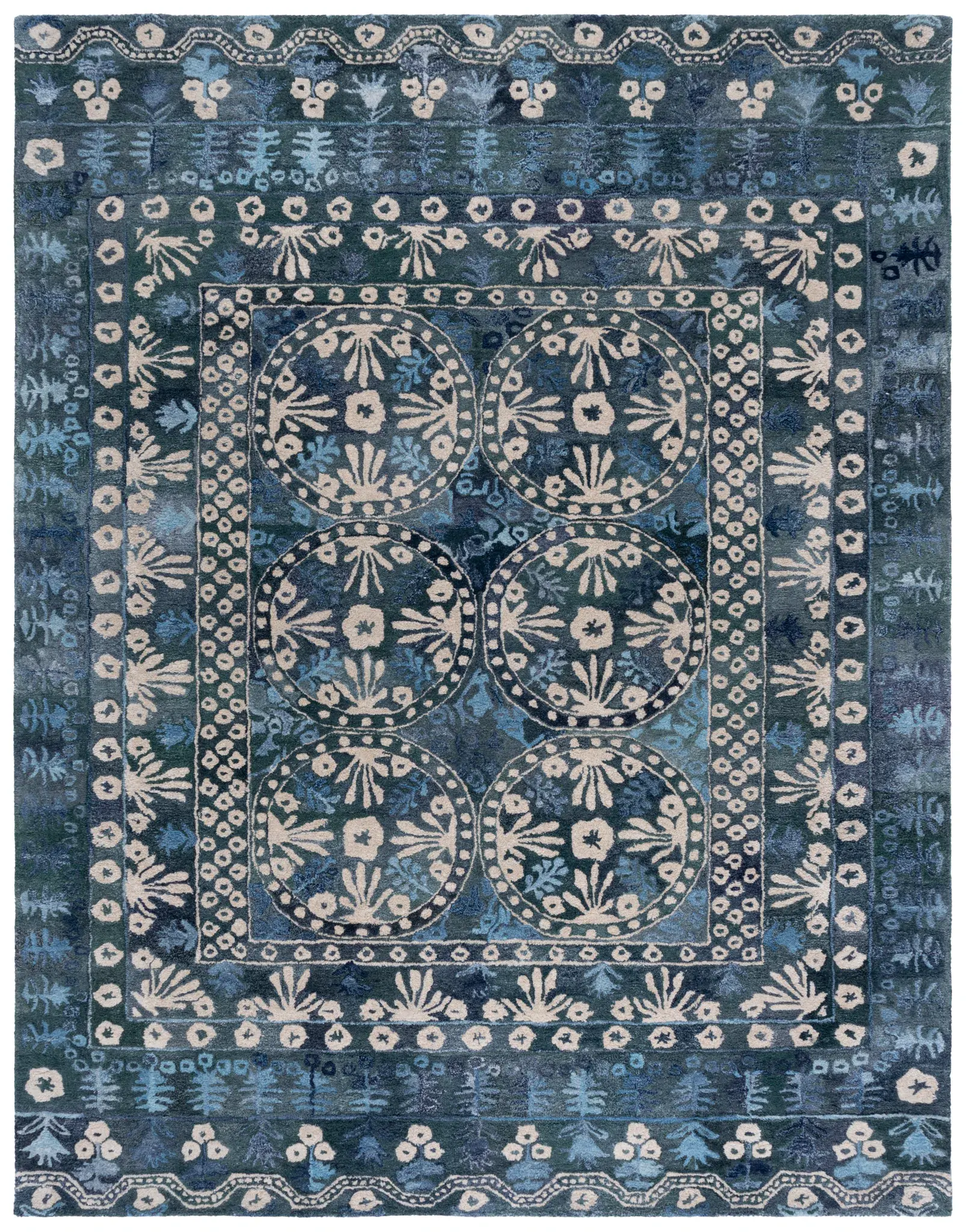 Anatolia Circular Medallion Hand-Tufted Rug