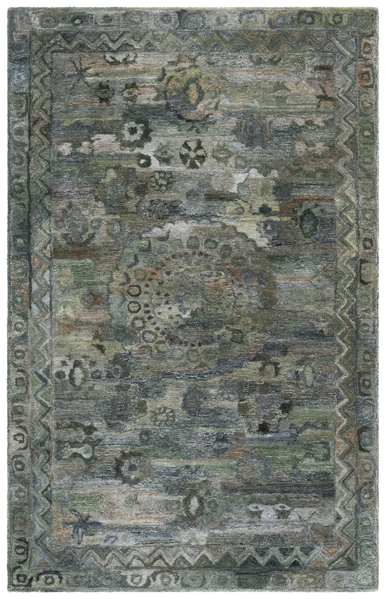 Anatolia Tribal Medallion Hand-Tufted Rug
