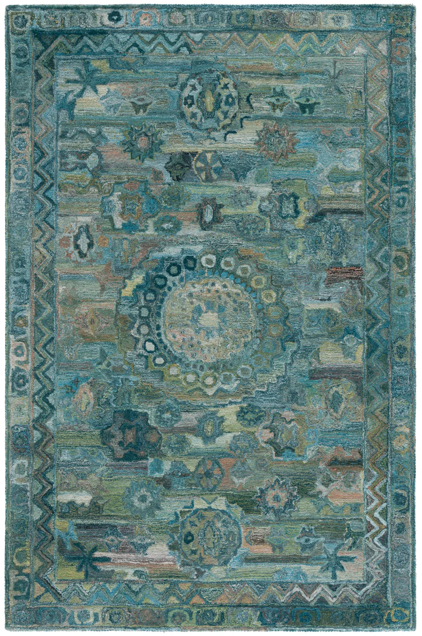 Anatolia Tribal Medallion Hand-Tufted Rug