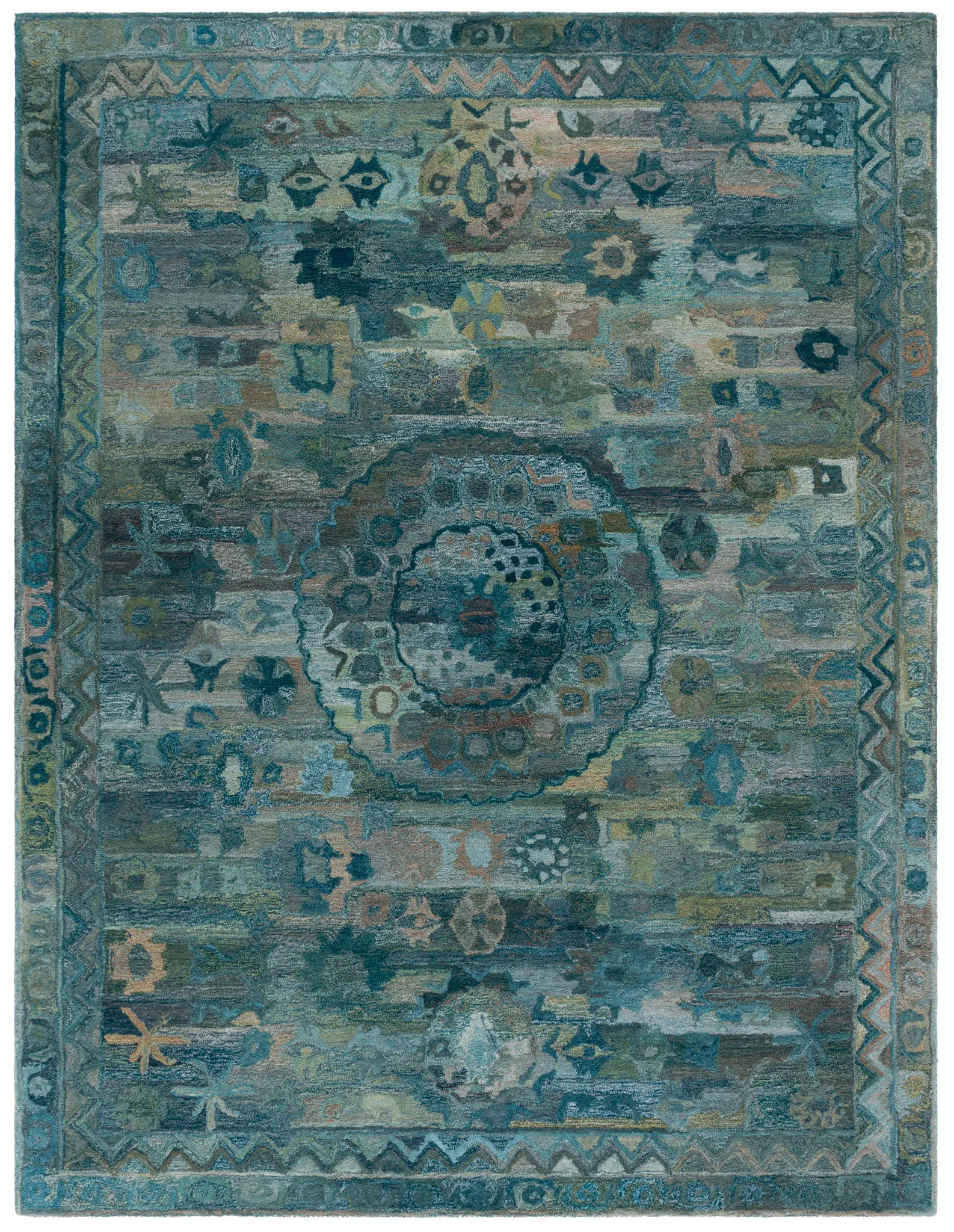 Anatolia Tribal Medallion Hand-Tufted Rug