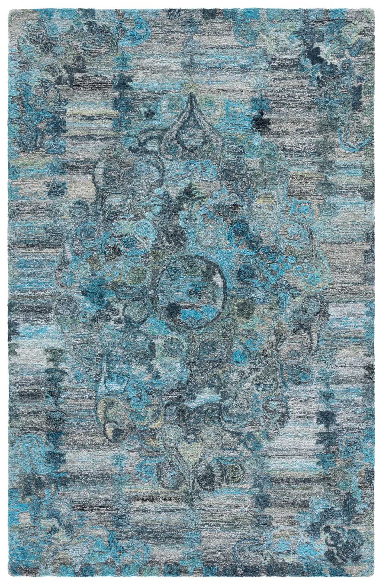 Anatolia Abstract Medallion Hand-Tufted Rug