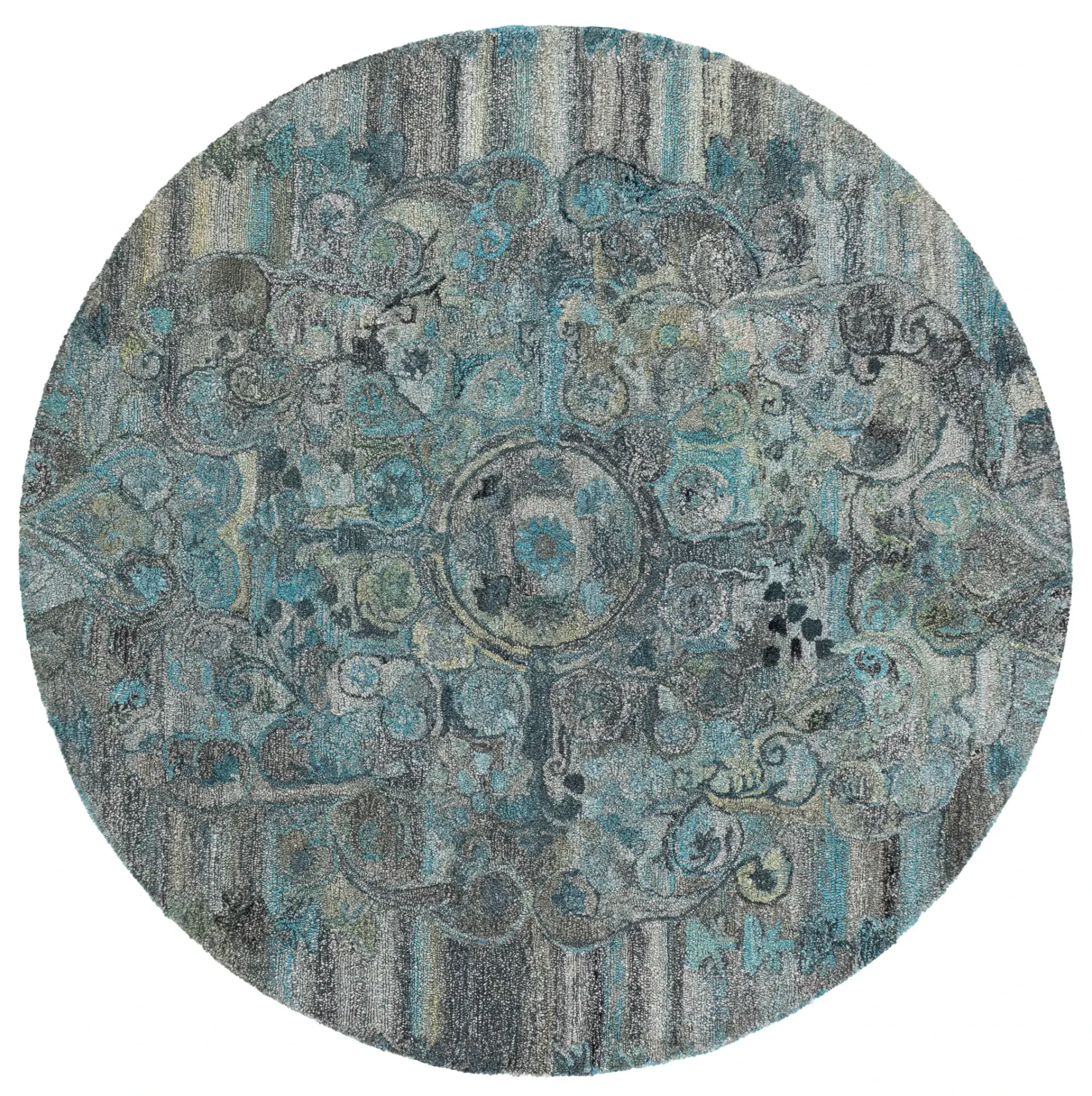 Anatolia Abstract Medallion Hand-Tufted Rug