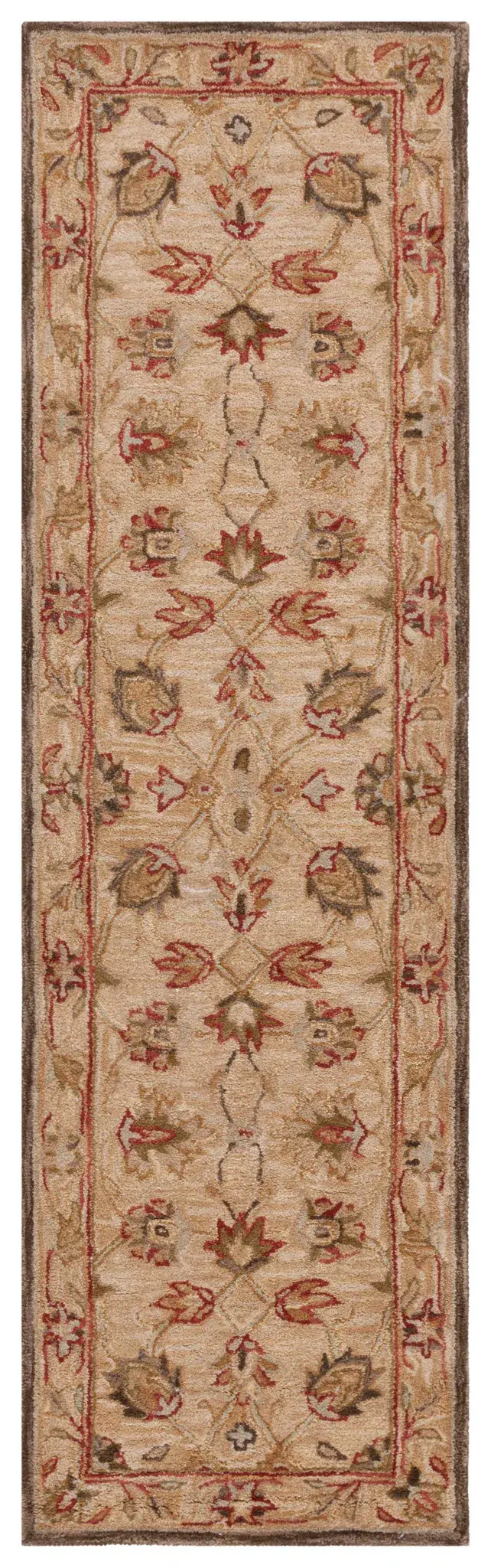 Anatolia Floral Bordered Hand-Tufted Wool Rug