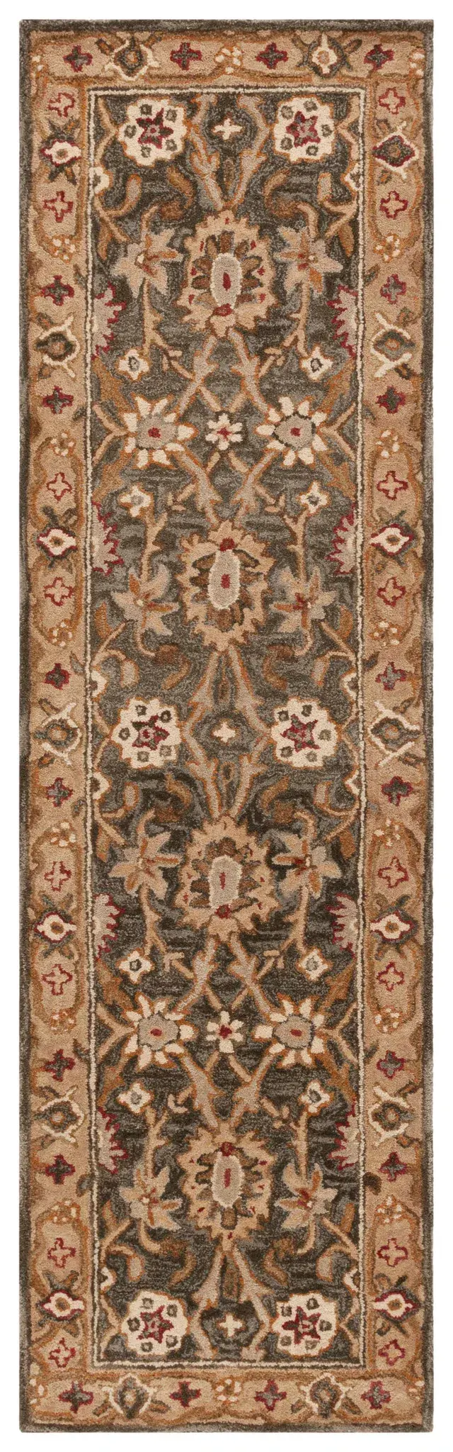 Anatolia Diamond Floral Hand-Tufted Wool Rug