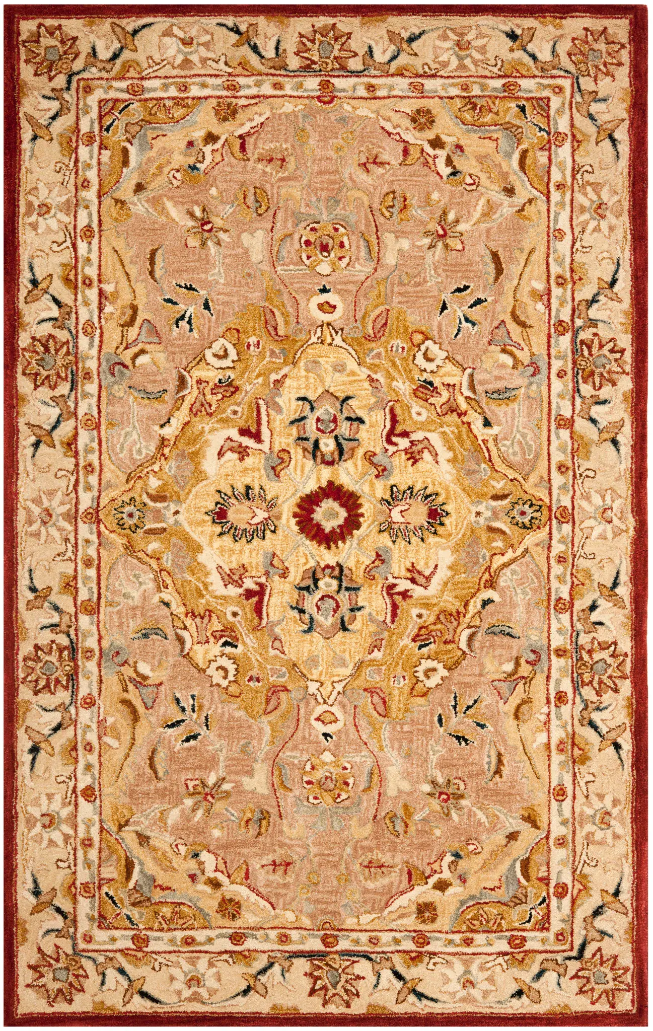 Anatolia Diamond Medallion Hand-Tufted Wool Rug