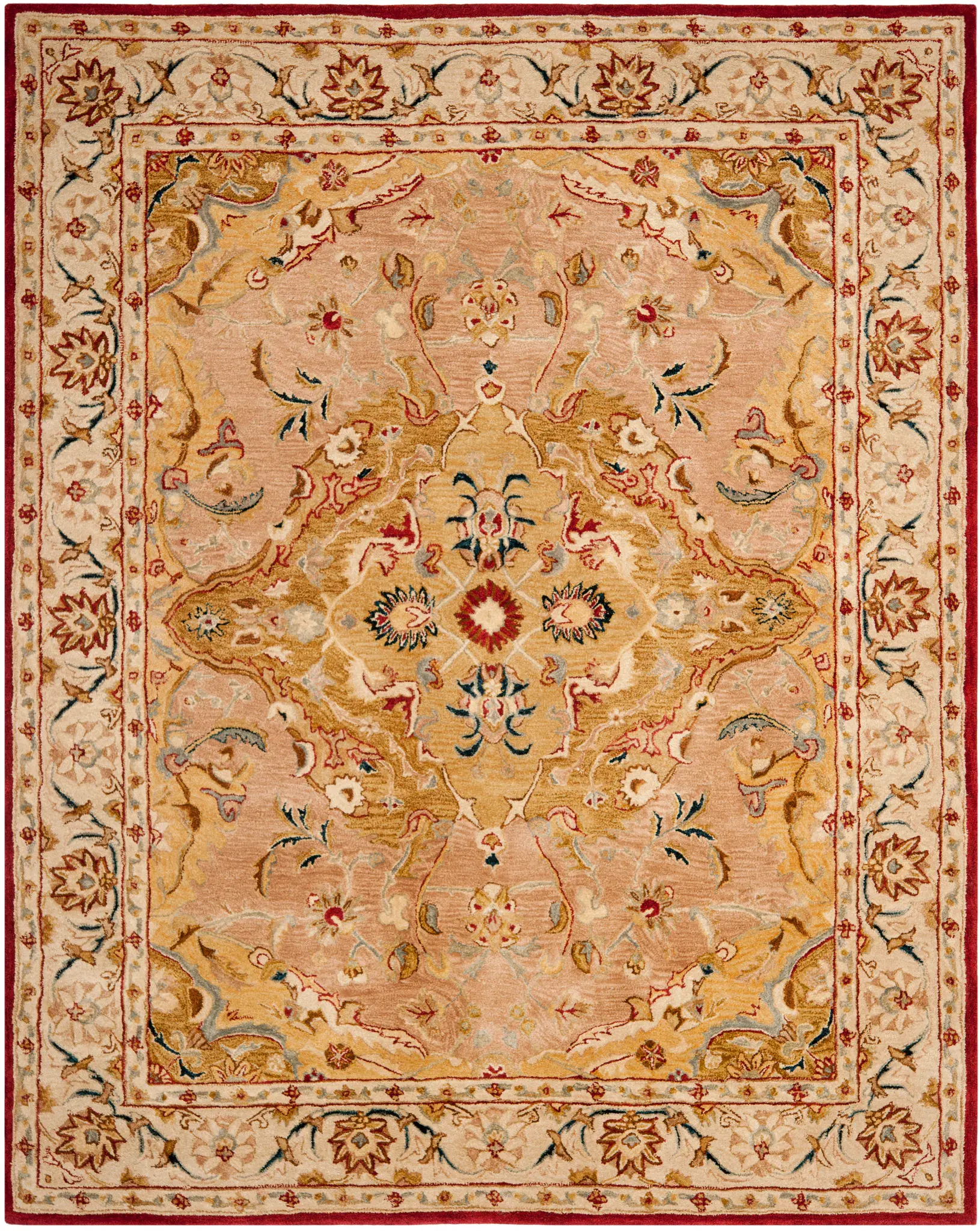 Anatolia Diamond Medallion Hand-Tufted Wool Rug