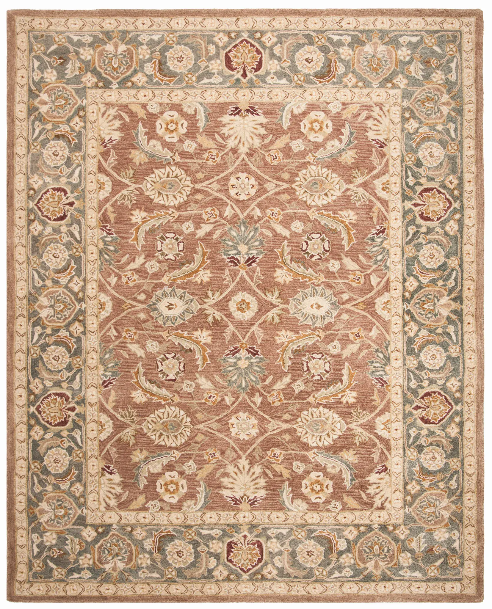 Anatolia Acanthus Vine Hand-Tufted Wool Rug