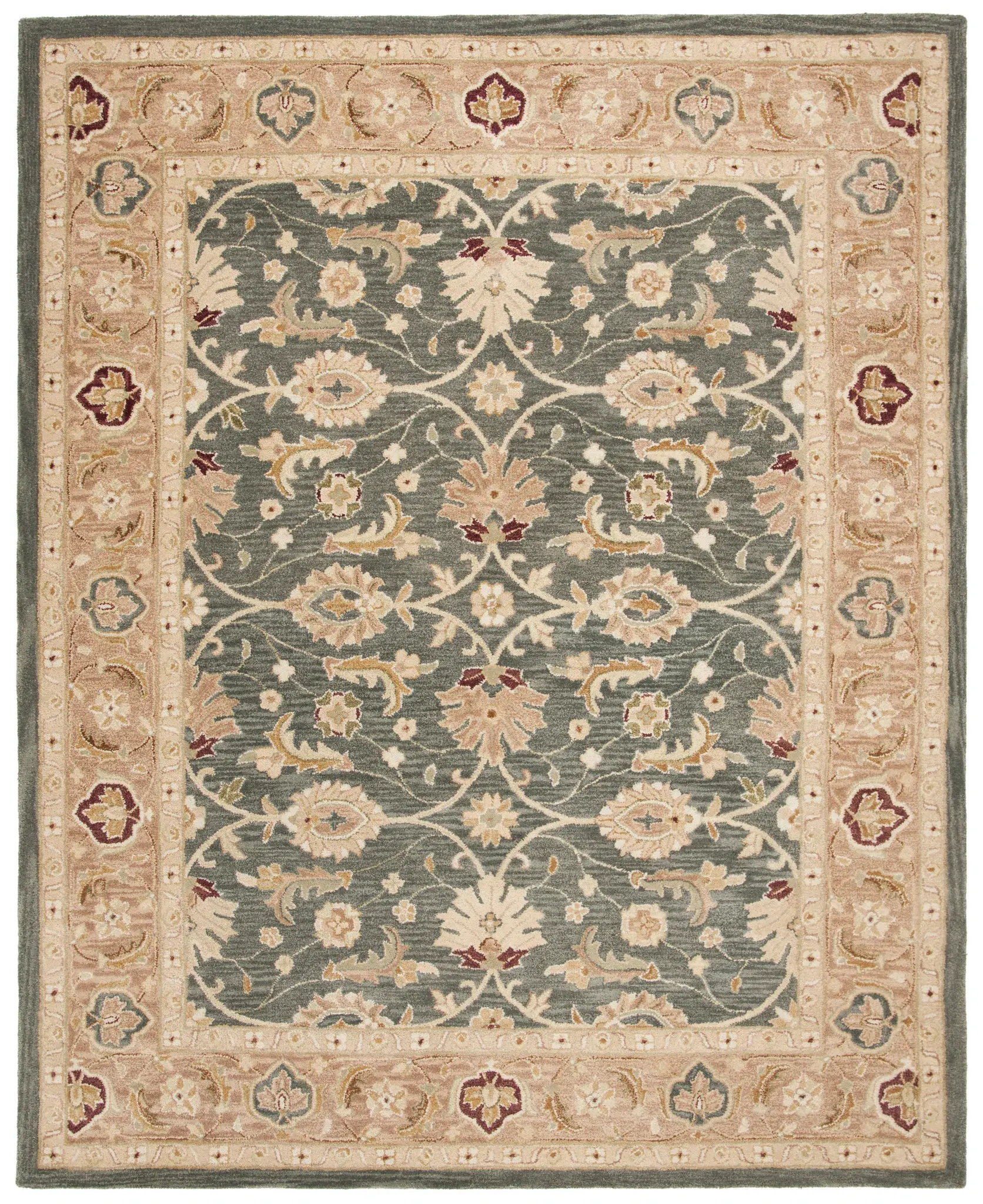 Anatolia Acanthus Vine Hand-Tufted Wool Rug
