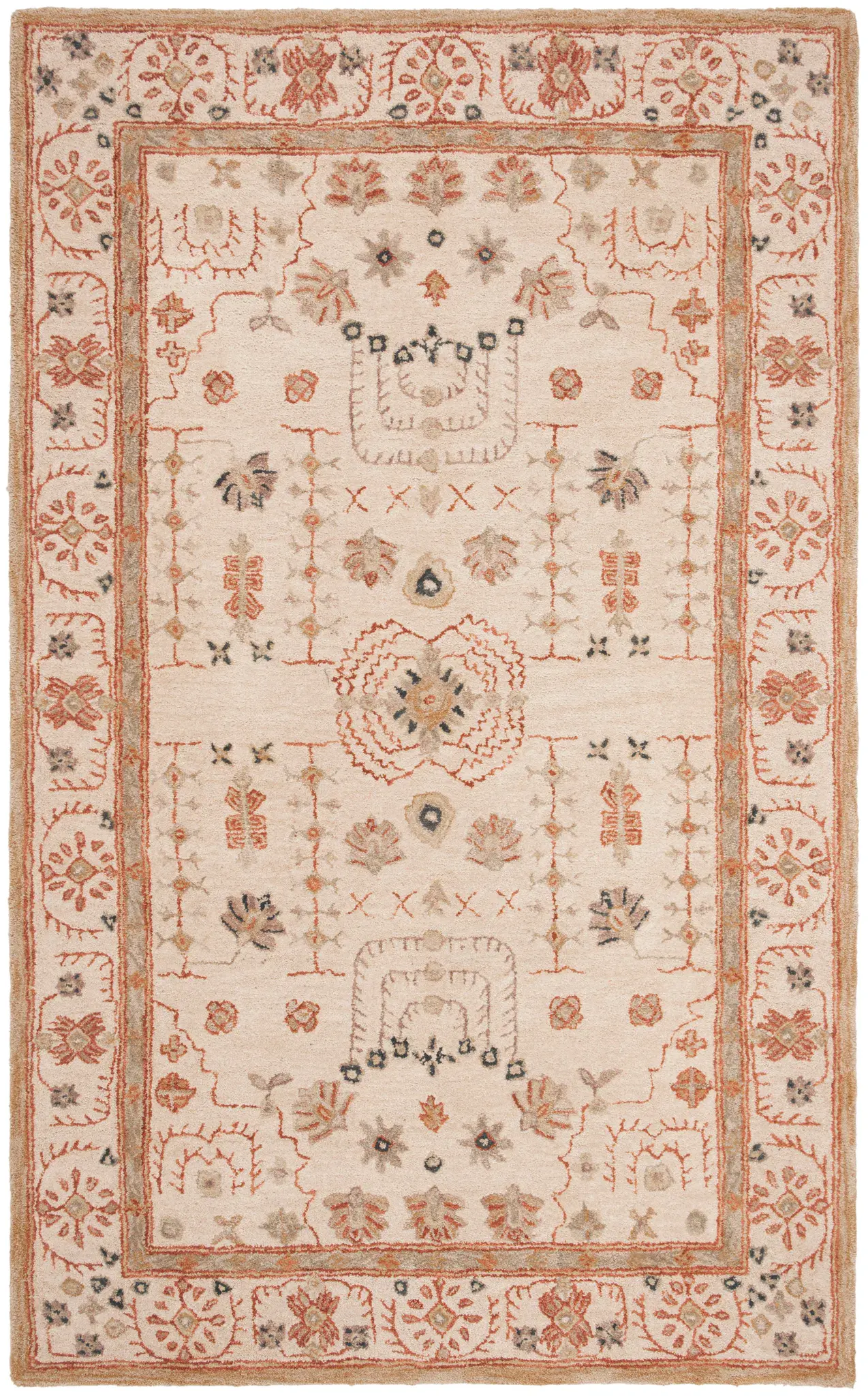 Anatolia Tribal Medallion Hand-Tufted Wool Rug