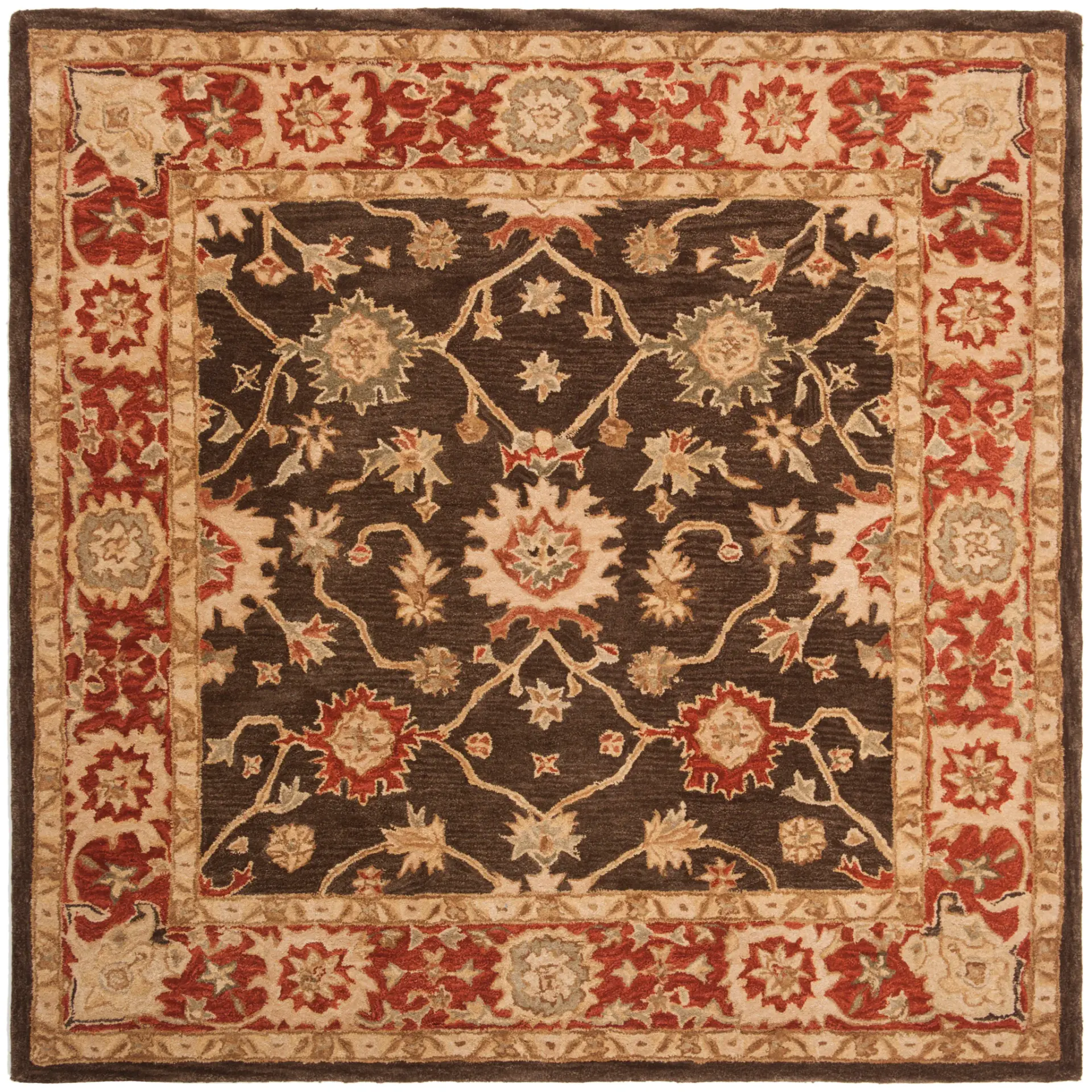 Anatolia Floral Hand-Tufted Wool Rug
