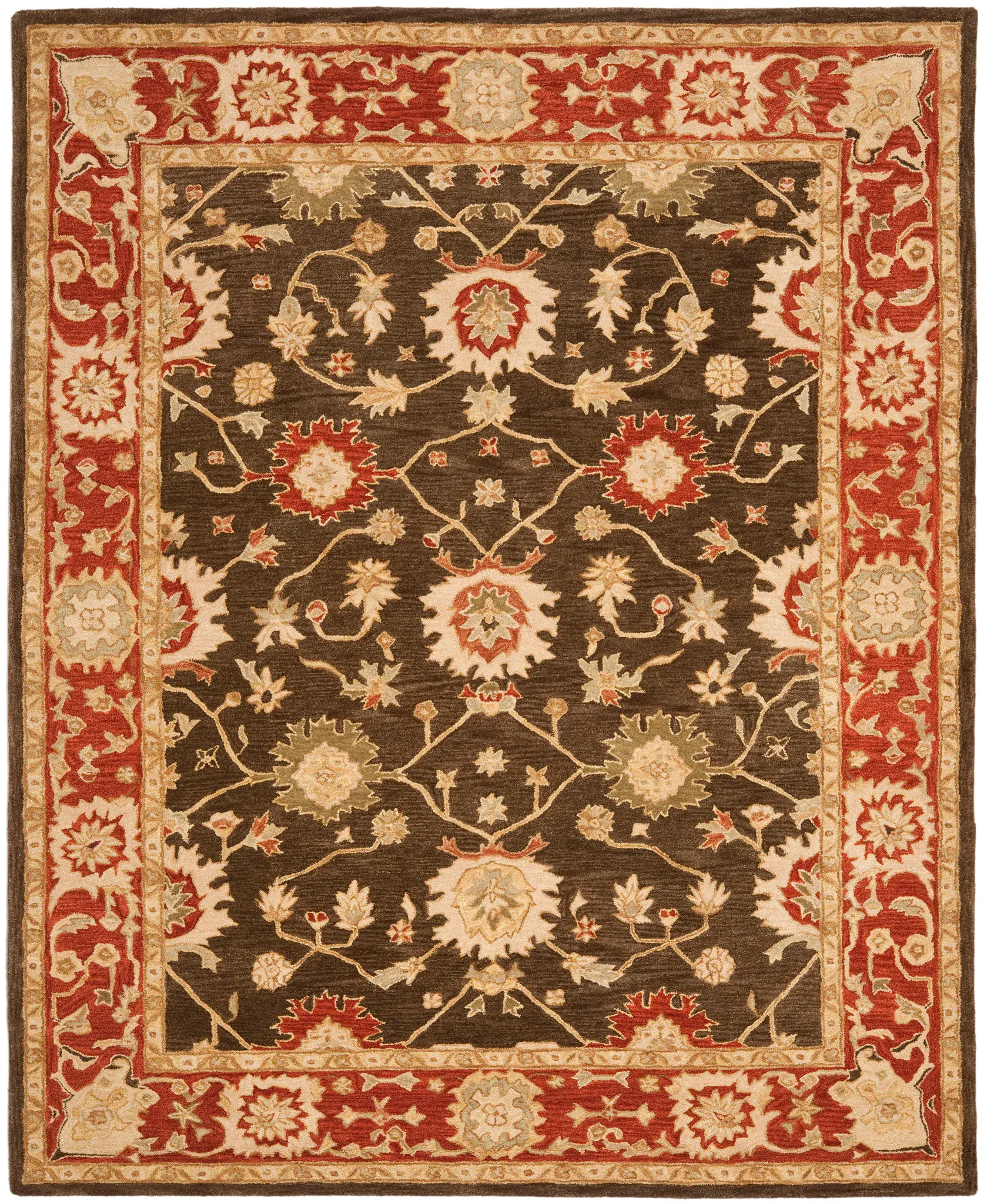 Anatolia Floral Hand-Tufted Wool Rug