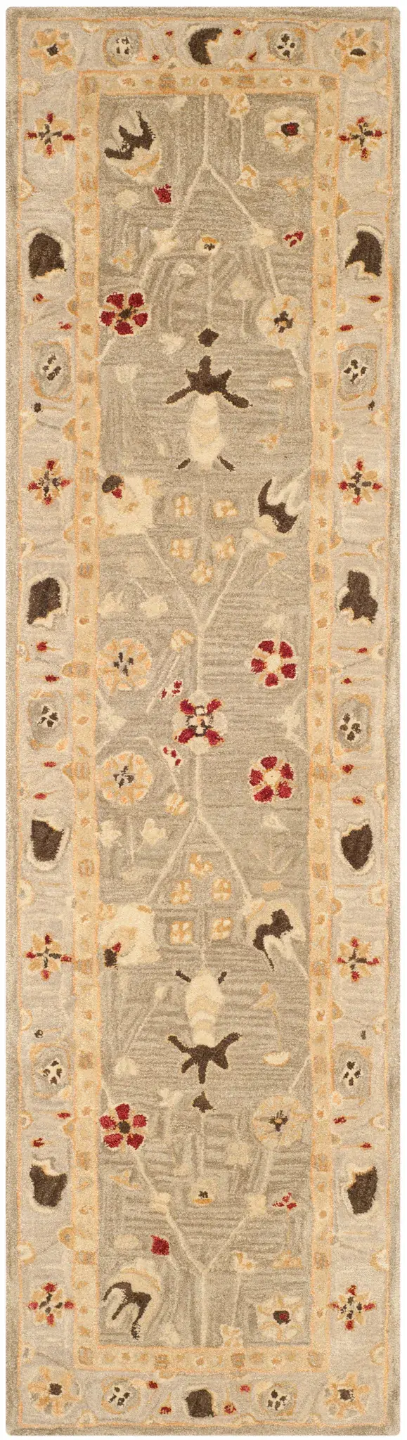Anatolia Floral Trellis Hand-Tufted Wool Rug