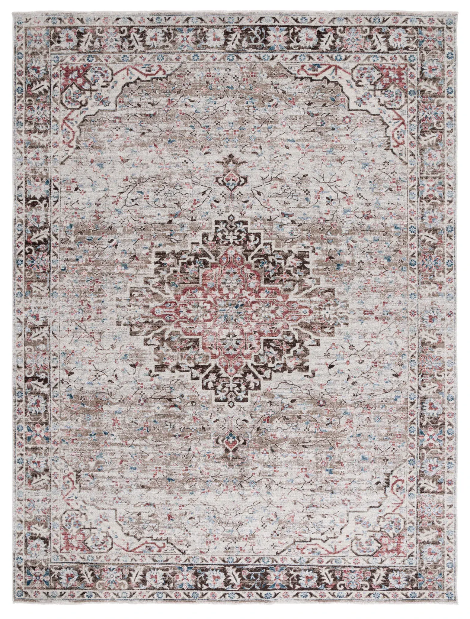 Antique Patina Medallion Rug