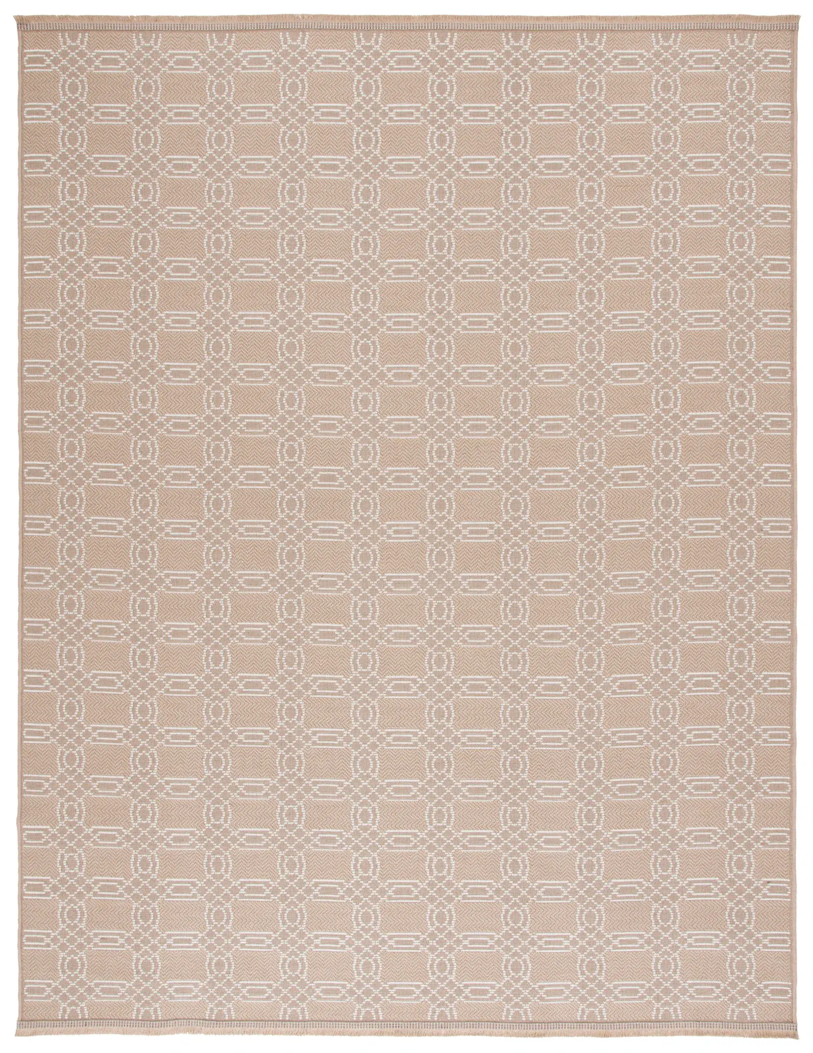 Aspect Interlocking Lattice Jute Rug