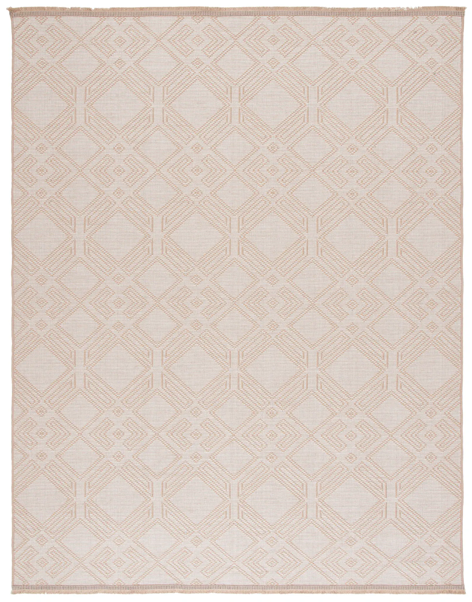 Aspect Geometric Diamond Jute Rug