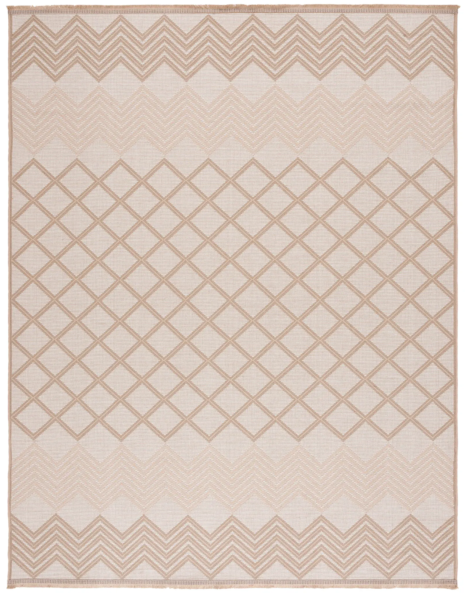 Aspect Lattice Chevron Jute Rug
