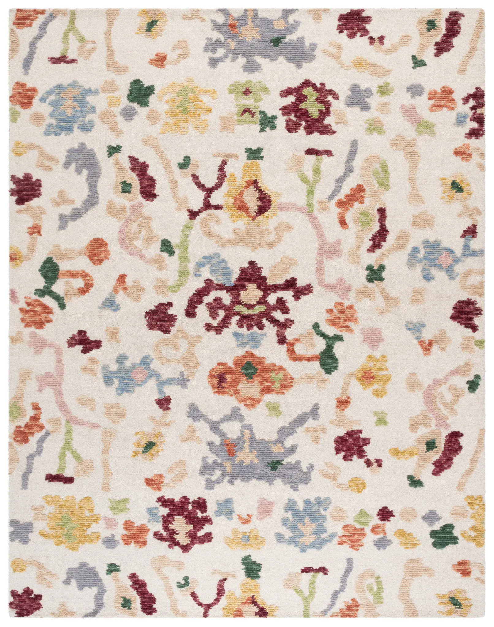 Aspen Scattered Floral Hand-Tufted Wool Rug