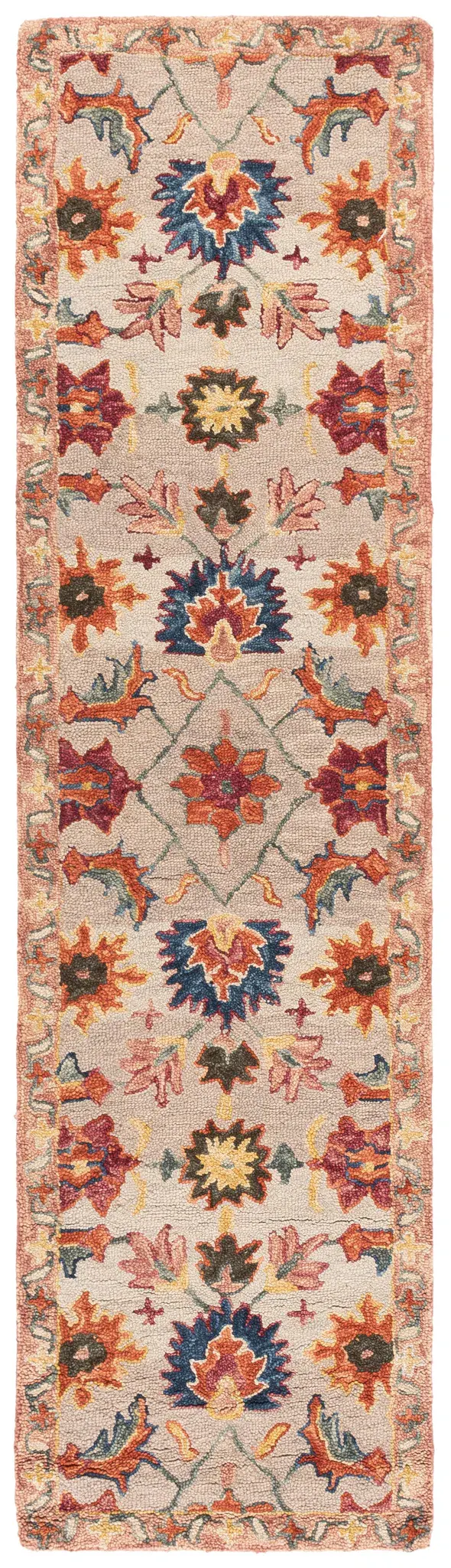 Aspen Floral Trellis Hand-Tufted Wool Rug