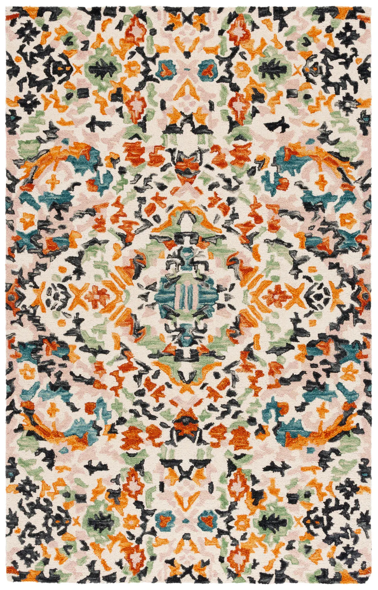 Aspen Mosaic Medallion Hand-Tufted Wool Rug