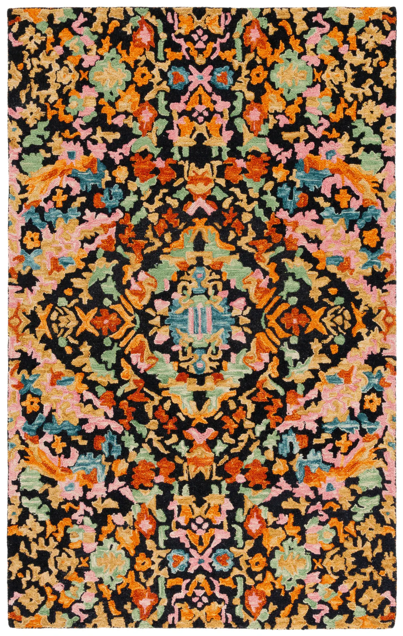 Aspen Mosaic Medallion Hand-Tufted Wool Rug