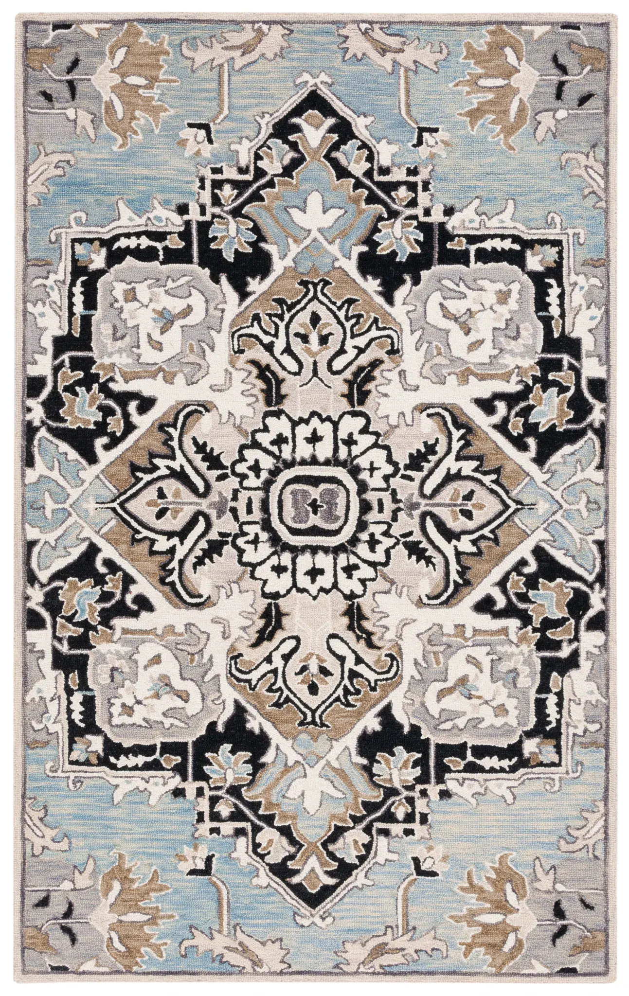 Aspen Oversized Medallion Hand-Tufted Wool Rug