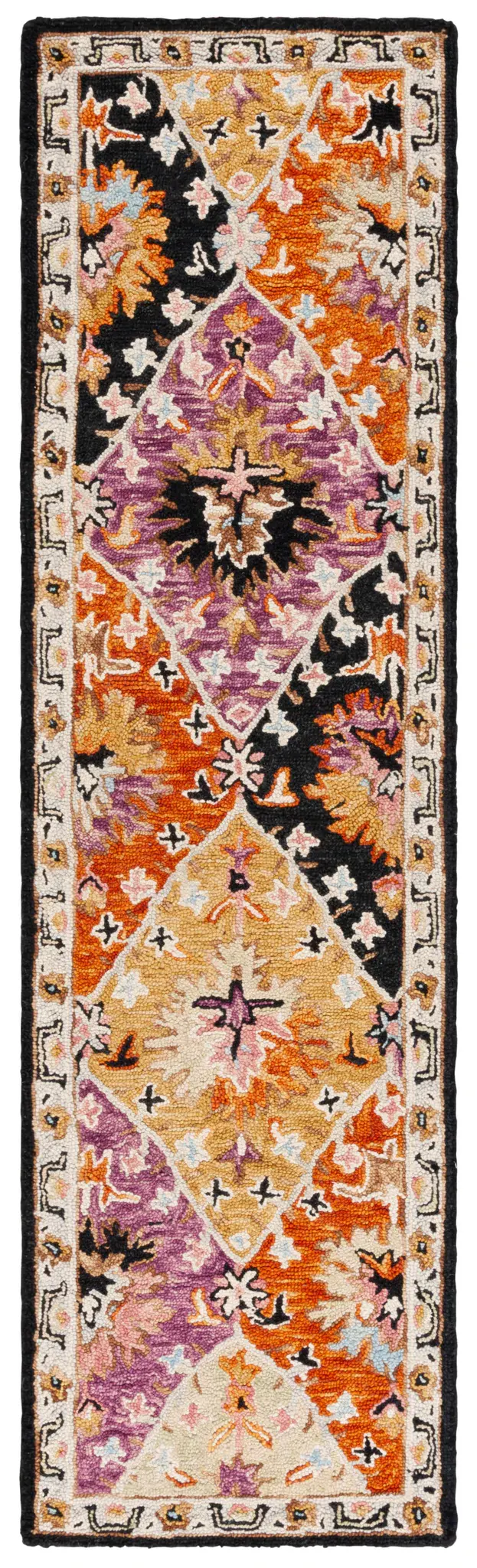 Aspen Harlequin Diamond Hand-Tufted Wool Rug