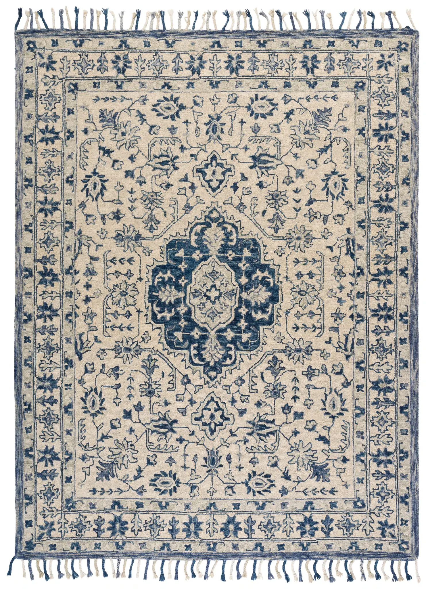Aspen Persian Medallion Hand-Tufted Wool Rug