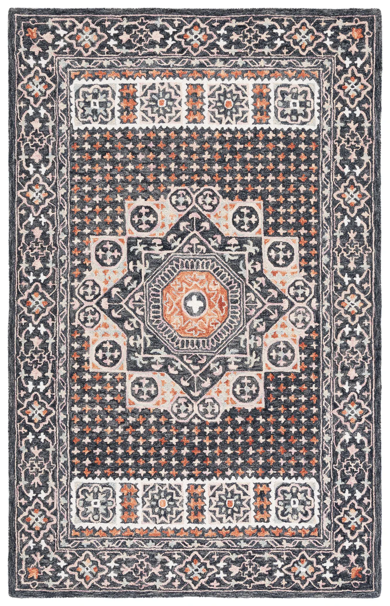 Aspen Octagon Medallion Hand-Tufted Wool Rug