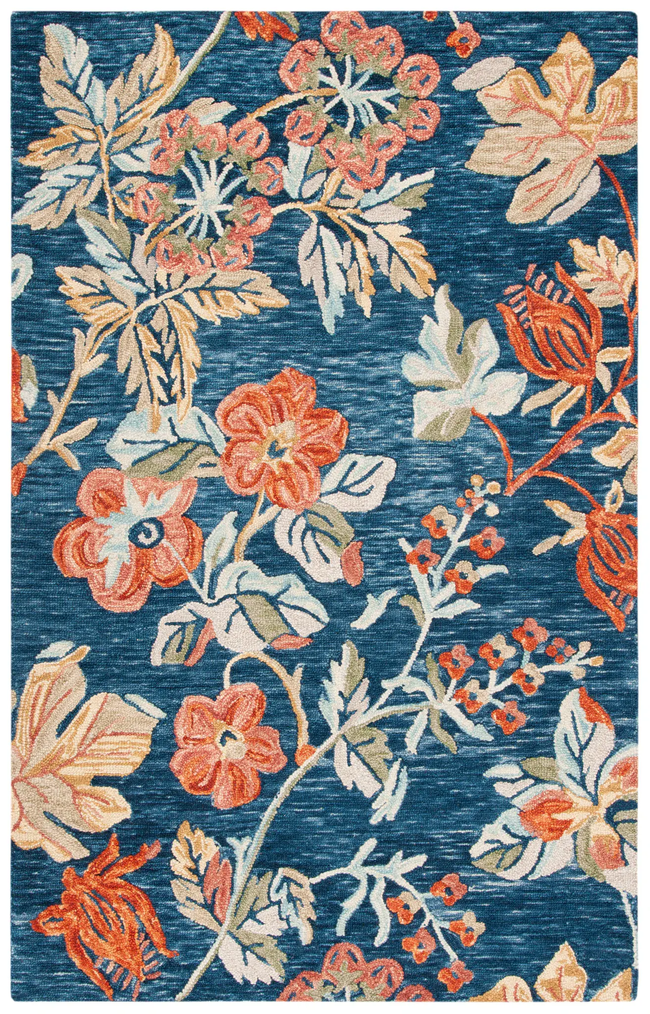 Aspen Floral Vine Hand-Tufted Wool Rug