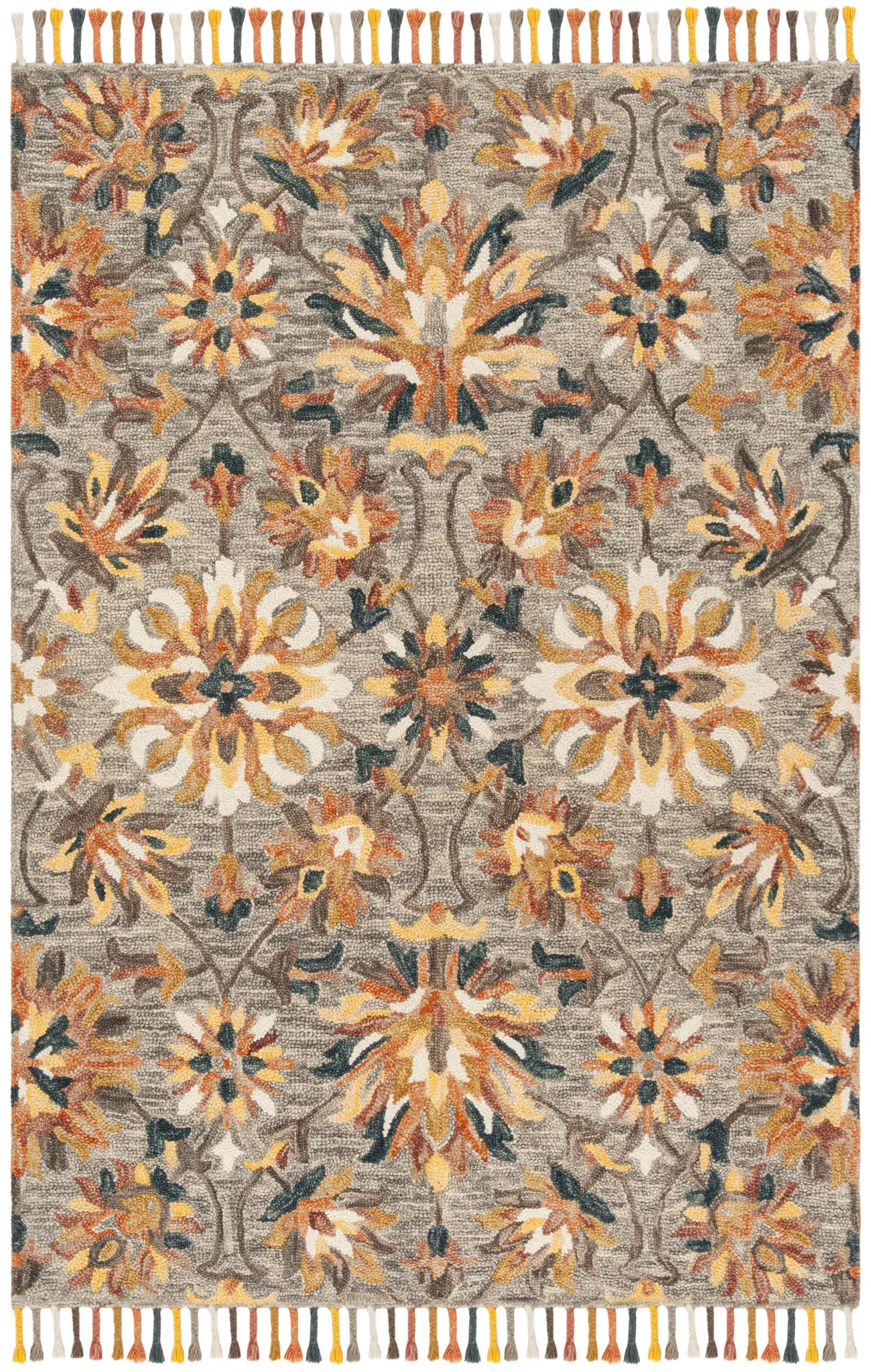 Aspen Allover Floral Hand-Tufted Wool Rug