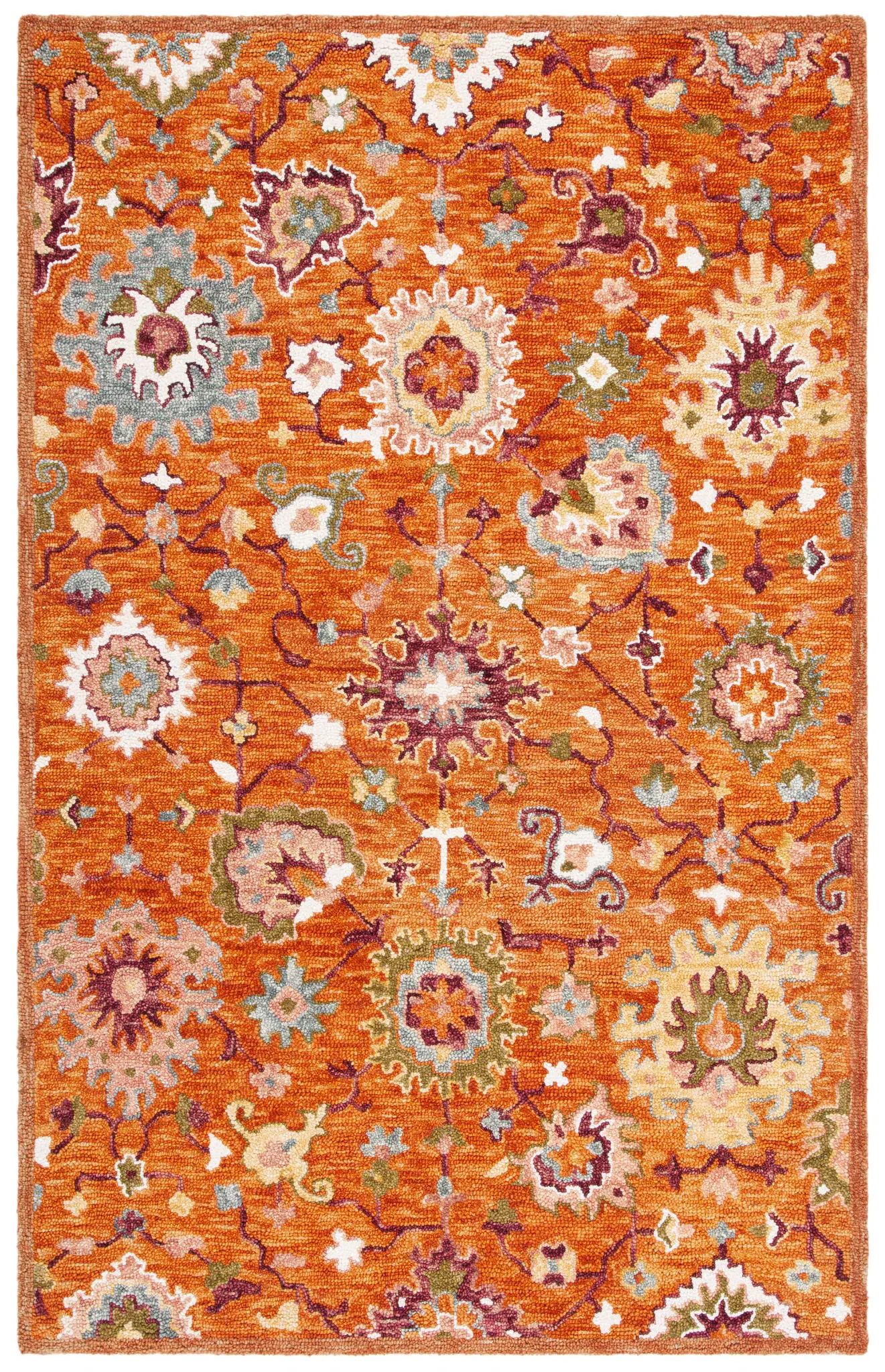 Aspen Floral Hand-Tufted Wool Rug