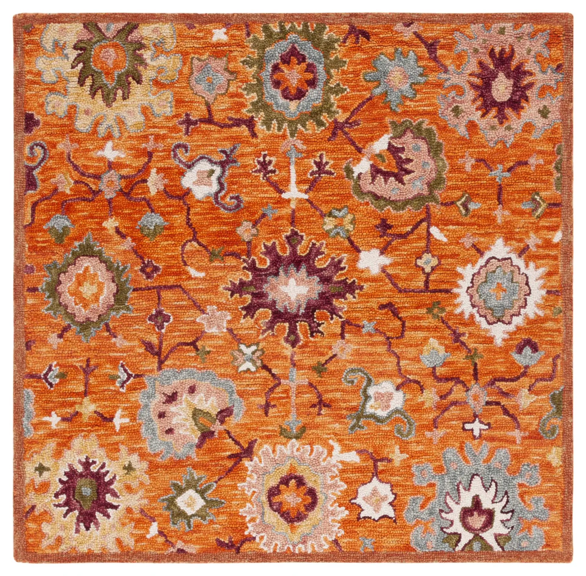 Aspen Floral Hand-Tufted Wool Rug