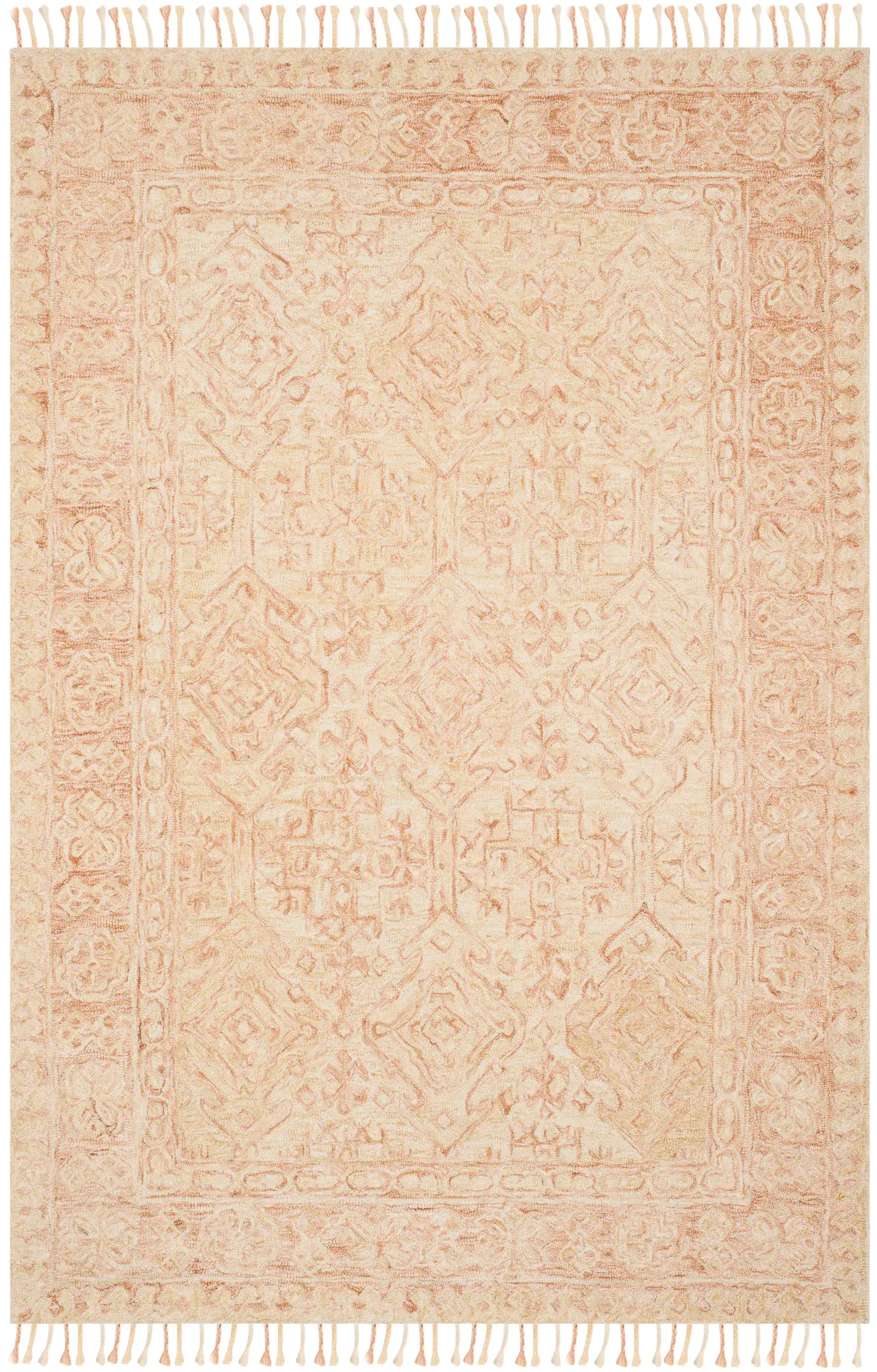Aspen Tribal Cross Trellis Hand-Tufted Wool Rug