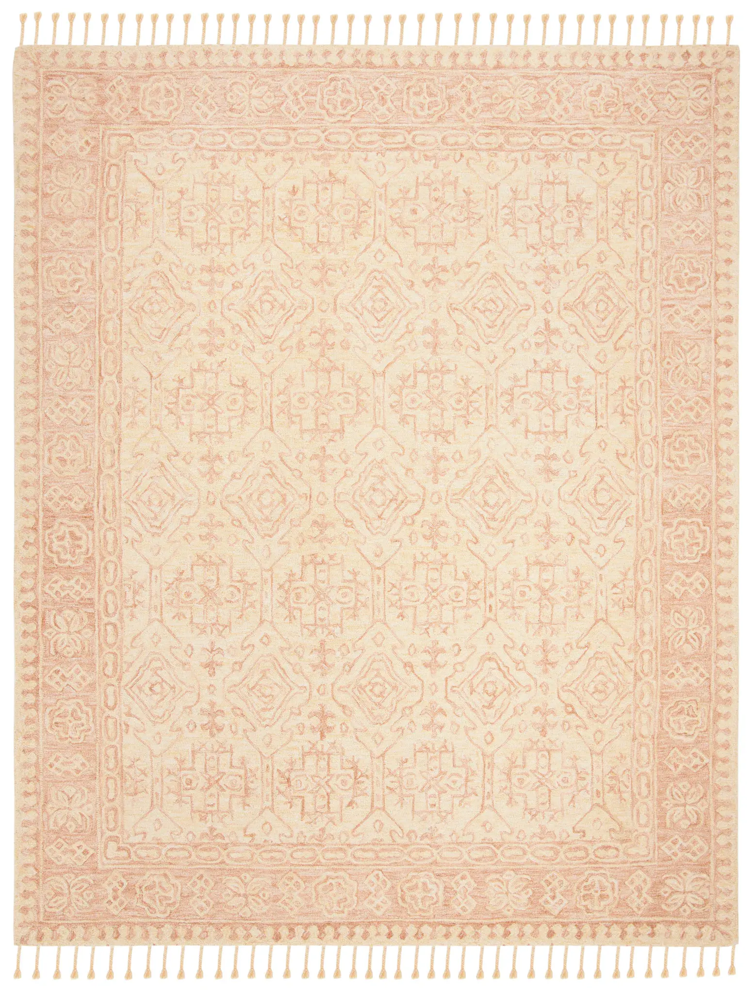 Aspen Tribal Cross Trellis Hand-Tufted Wool Rug