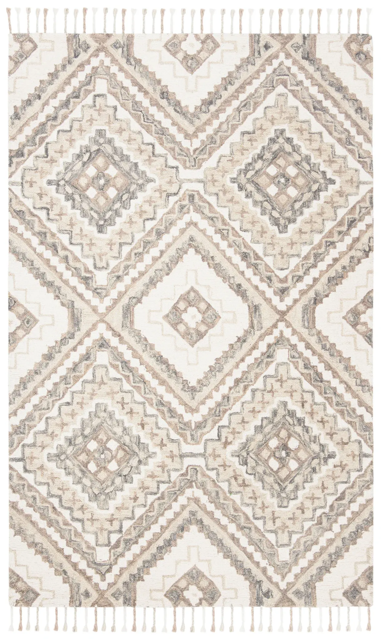 Aspen Nested Diamond Hand-Tufted Wool Rug