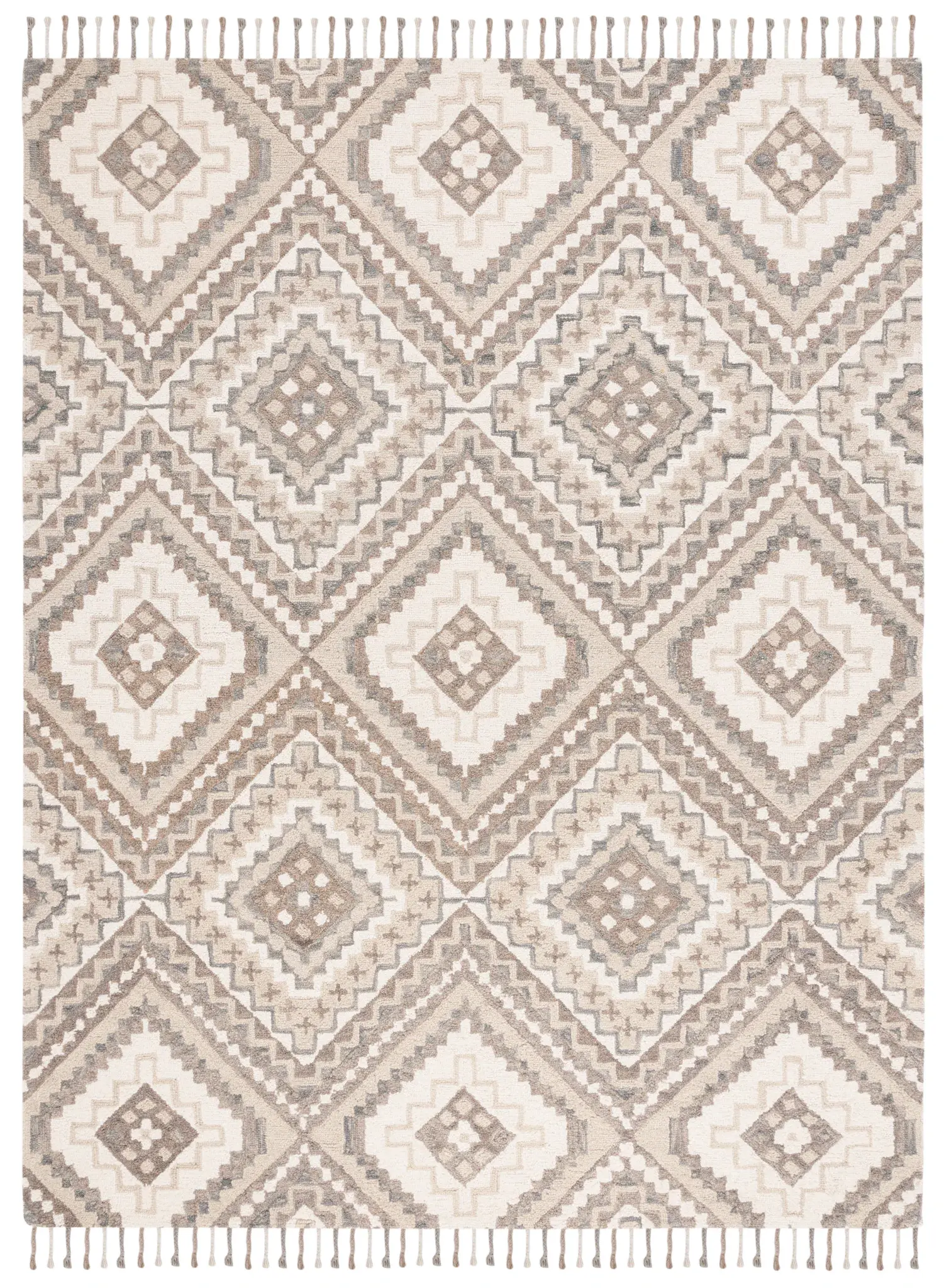 Aspen Nested Diamond Hand-Tufted Wool Rug