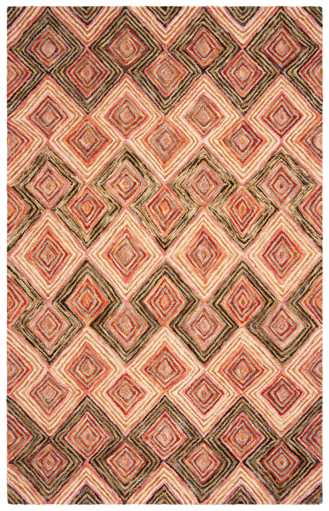 Aspen Diamond Ikat Hand-Tufted Wool Rug