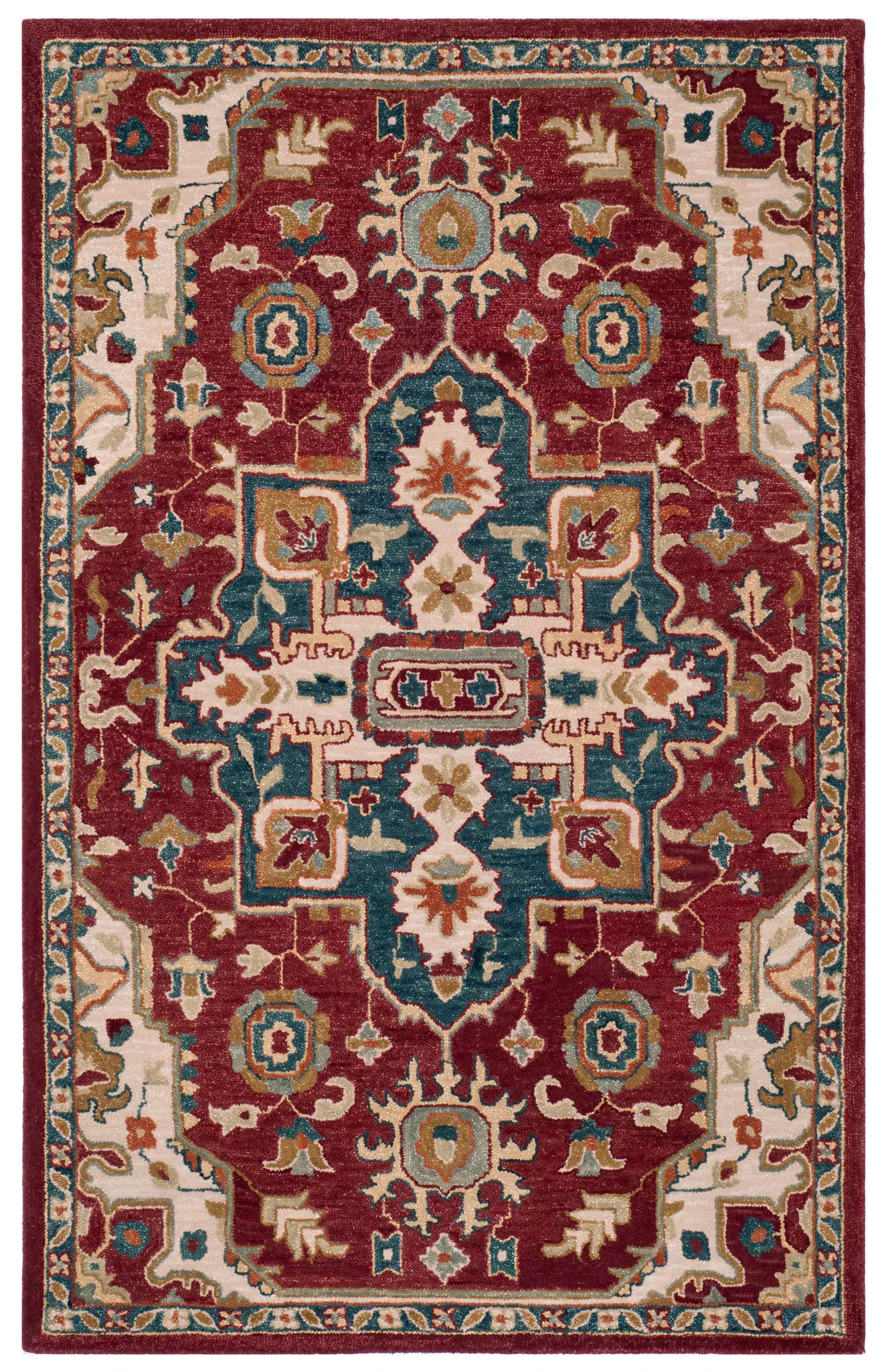 Aspen Central Medallion Hand-Tufted Wool Rug