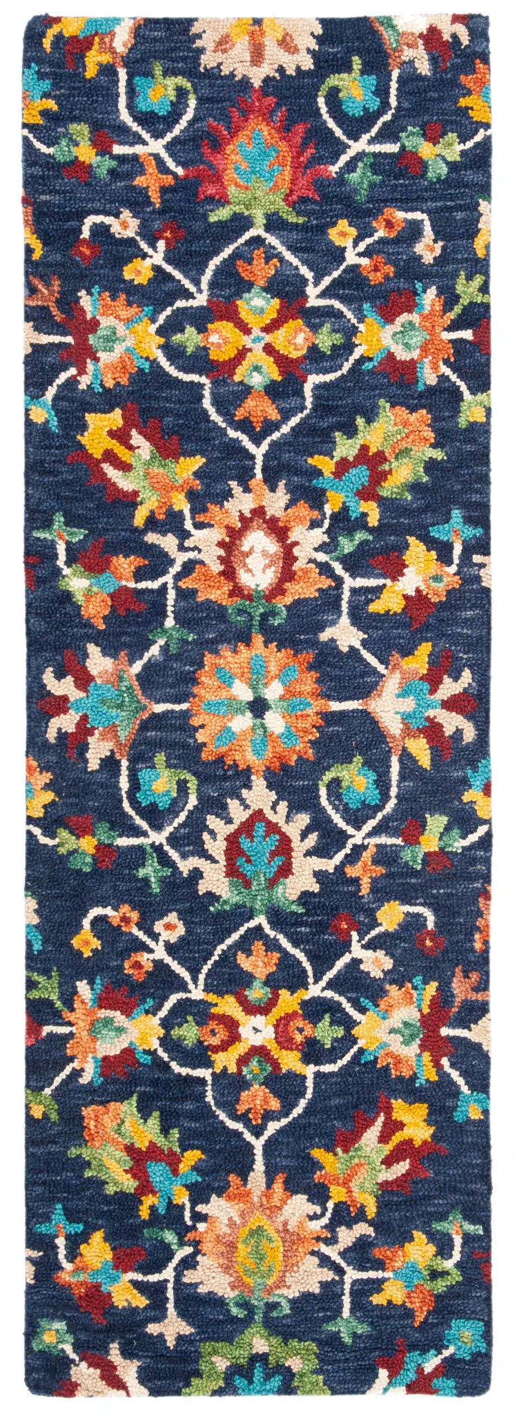 Aspen Floral Lattice Hand-Tufted Wool Rug