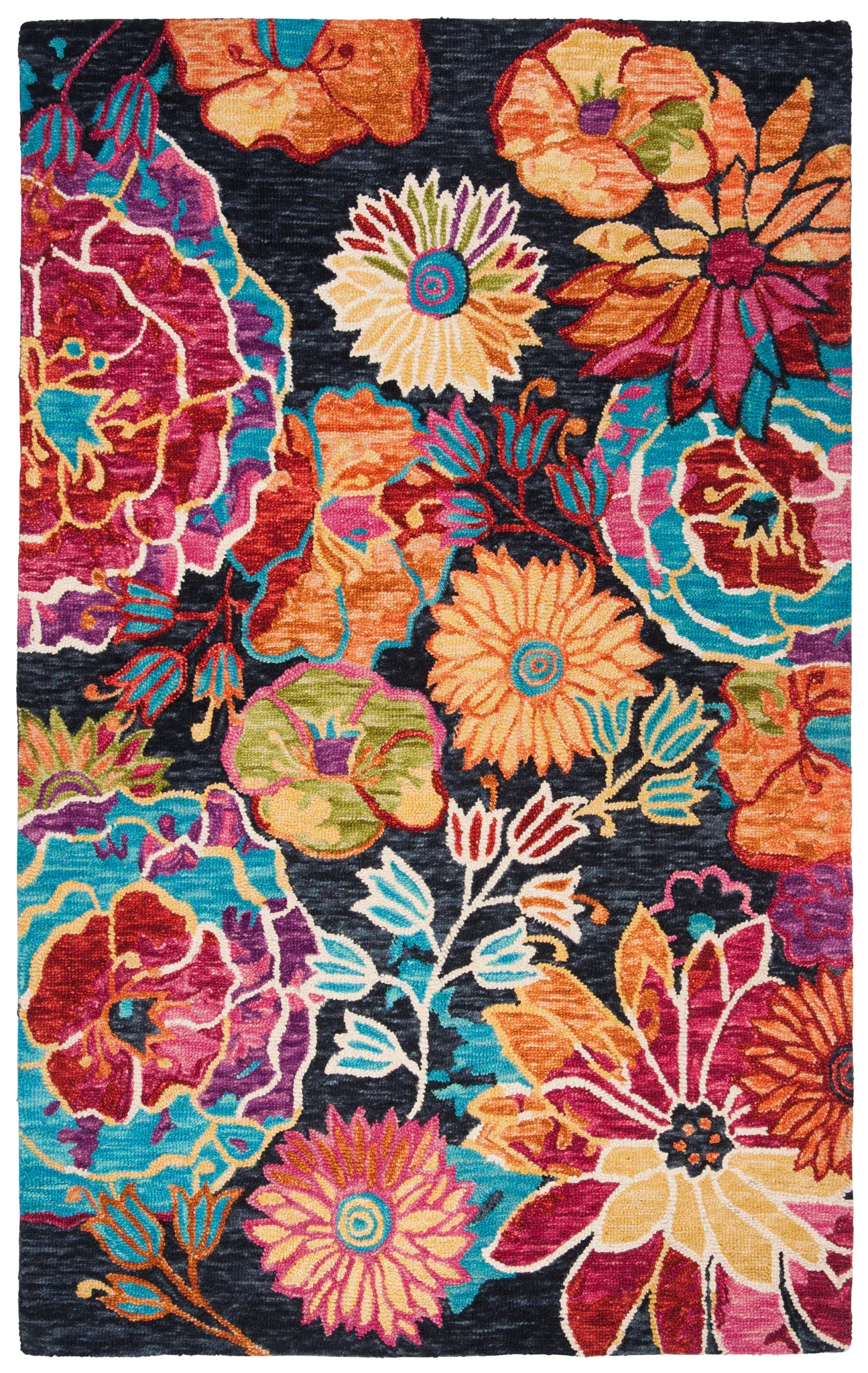 Aspen Oversized Floral Hand-Tufted Wool Rug