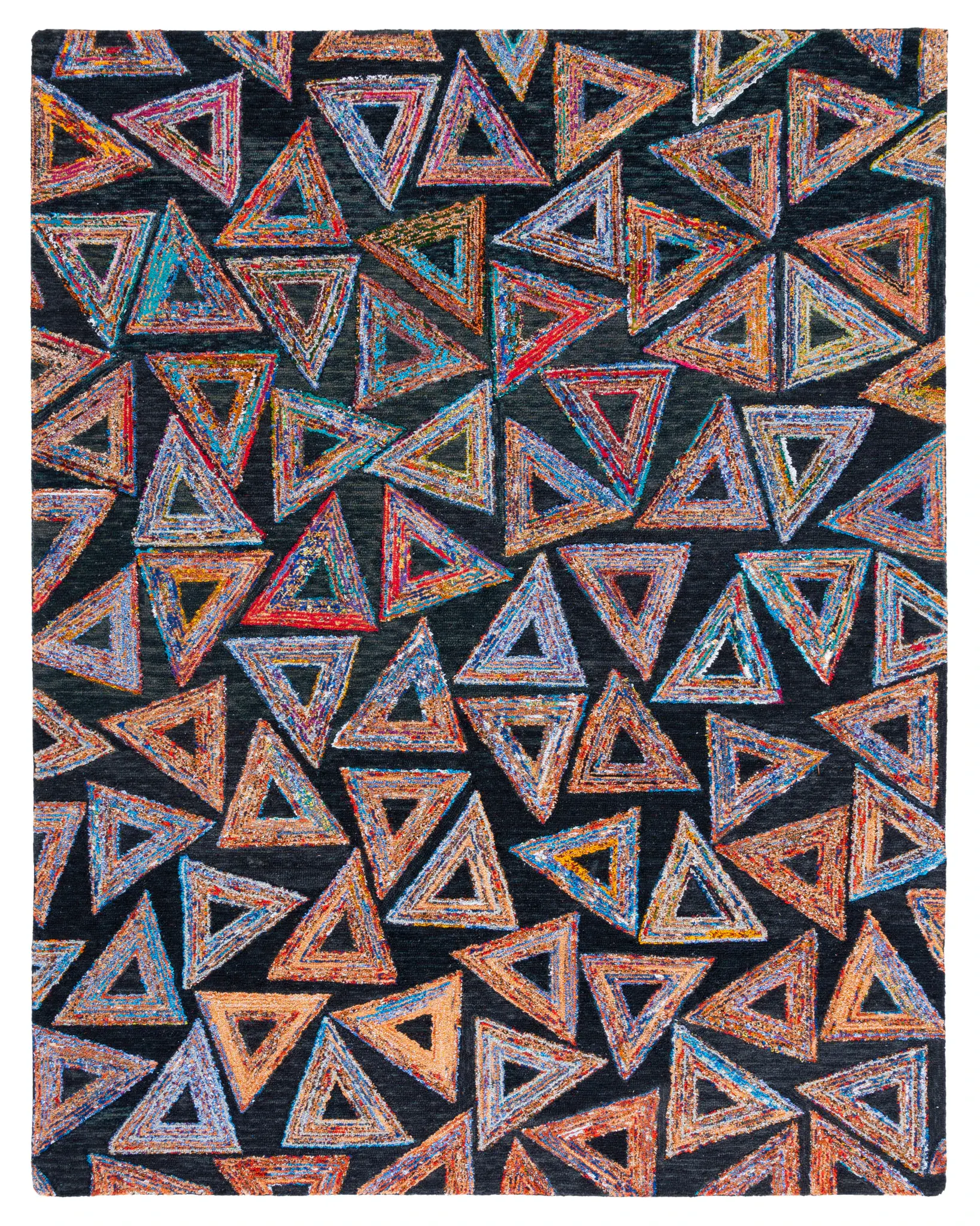 Aspen Triangle Mosaic Hand-Tufted Wool Rug