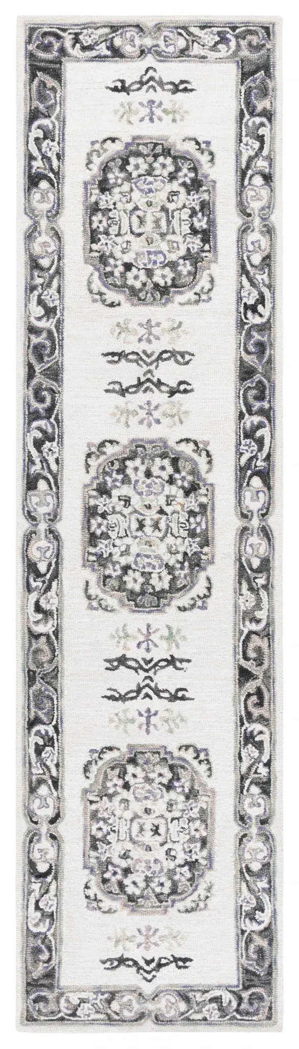 Aspen Square Medallion Hand-Tufted Wool Rug