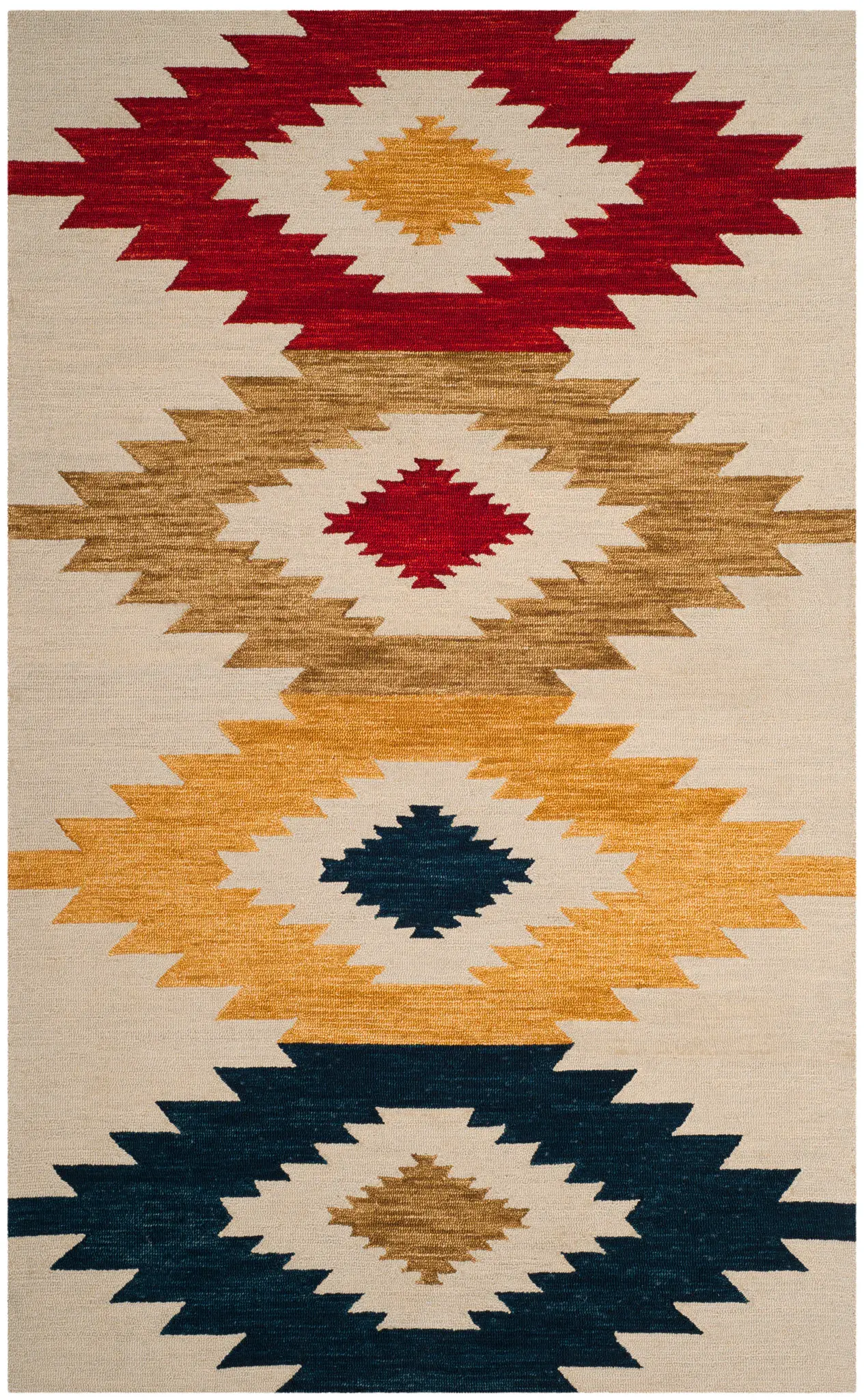 Aspen Southwestern Diamond Hand-Tufted Wool Rug